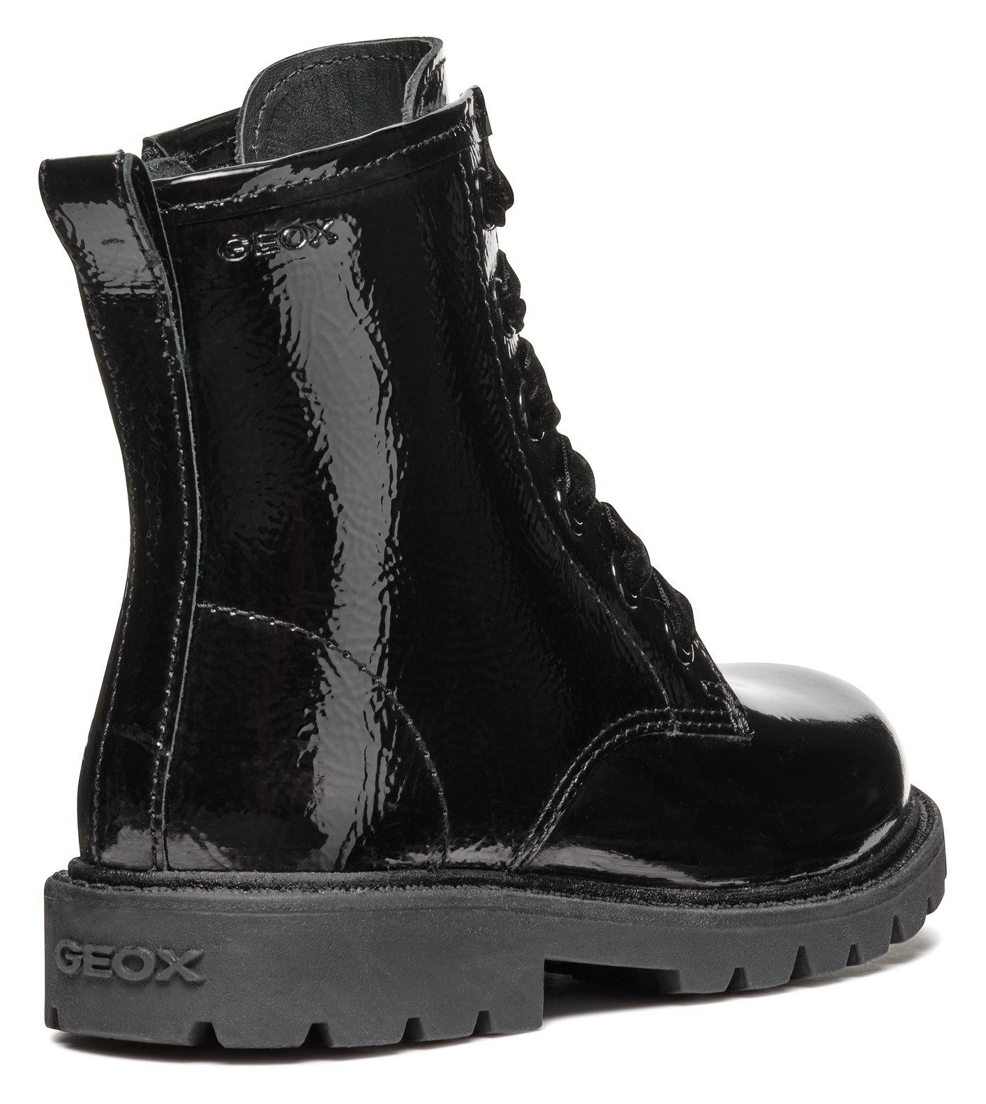 Geox Veterlaarzen J SHAYLAX GIRL A Bikerboots, winterlaarzen, laarzen met ritssluiting