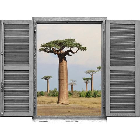 queence Wandfolie Afrikaanse bomen (1 stuk)