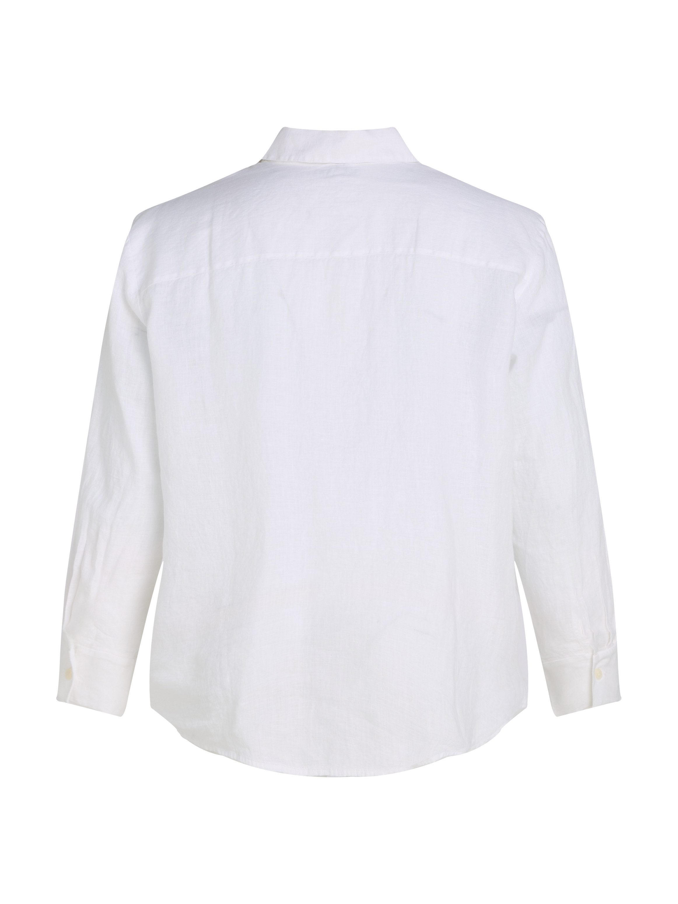 Tommy Hilfiger Curve Overhemdblouse CRV ESS LINEN RELAXED SHIRT in grote maten, linnenkwaliteit