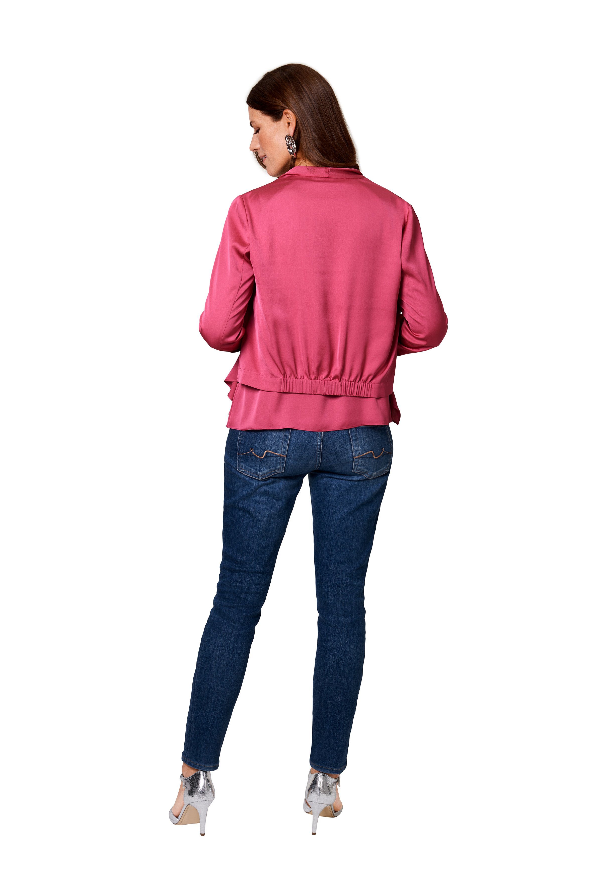 HERMANN LANGE Collection Blouseblazer in glanzende look