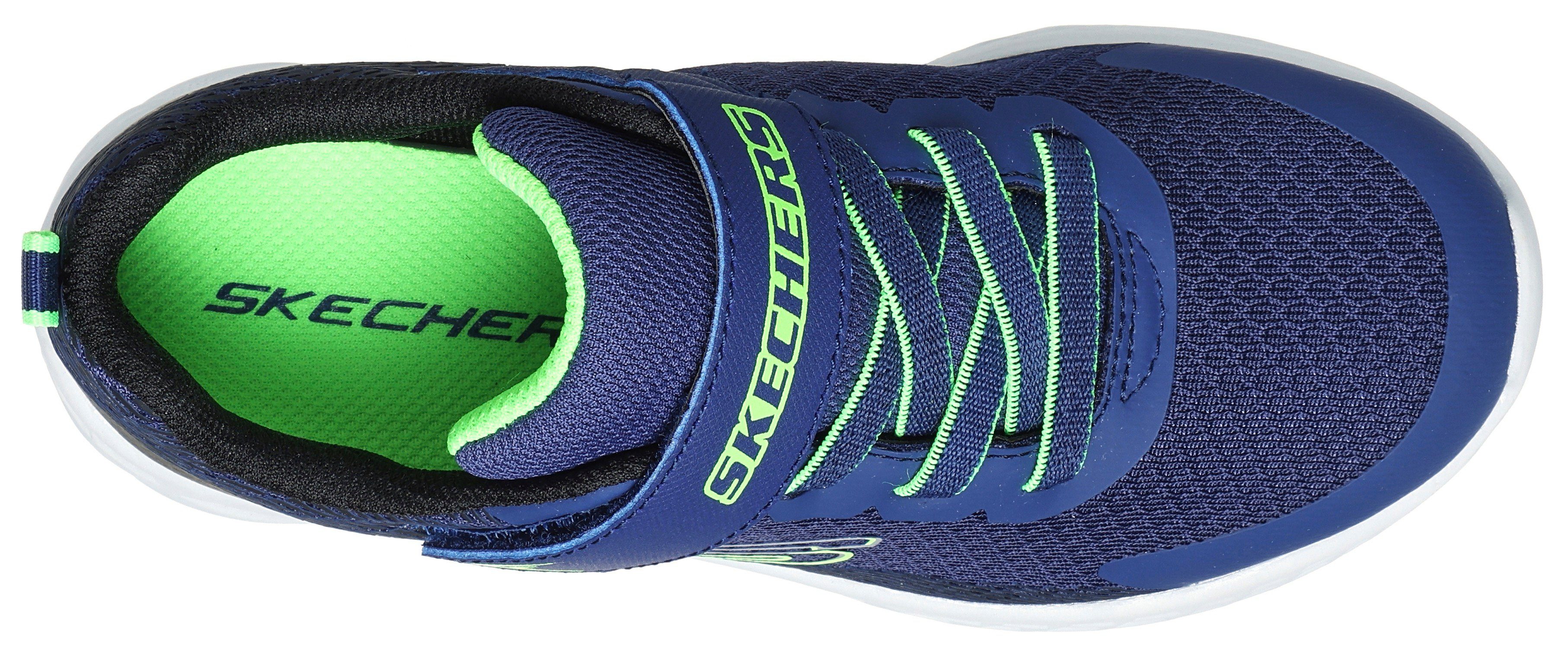 Skechers Sneakers MICROSPEC II , vrijetijdsschoen met klittenbandsluiting, maat sjabloon te downloaden