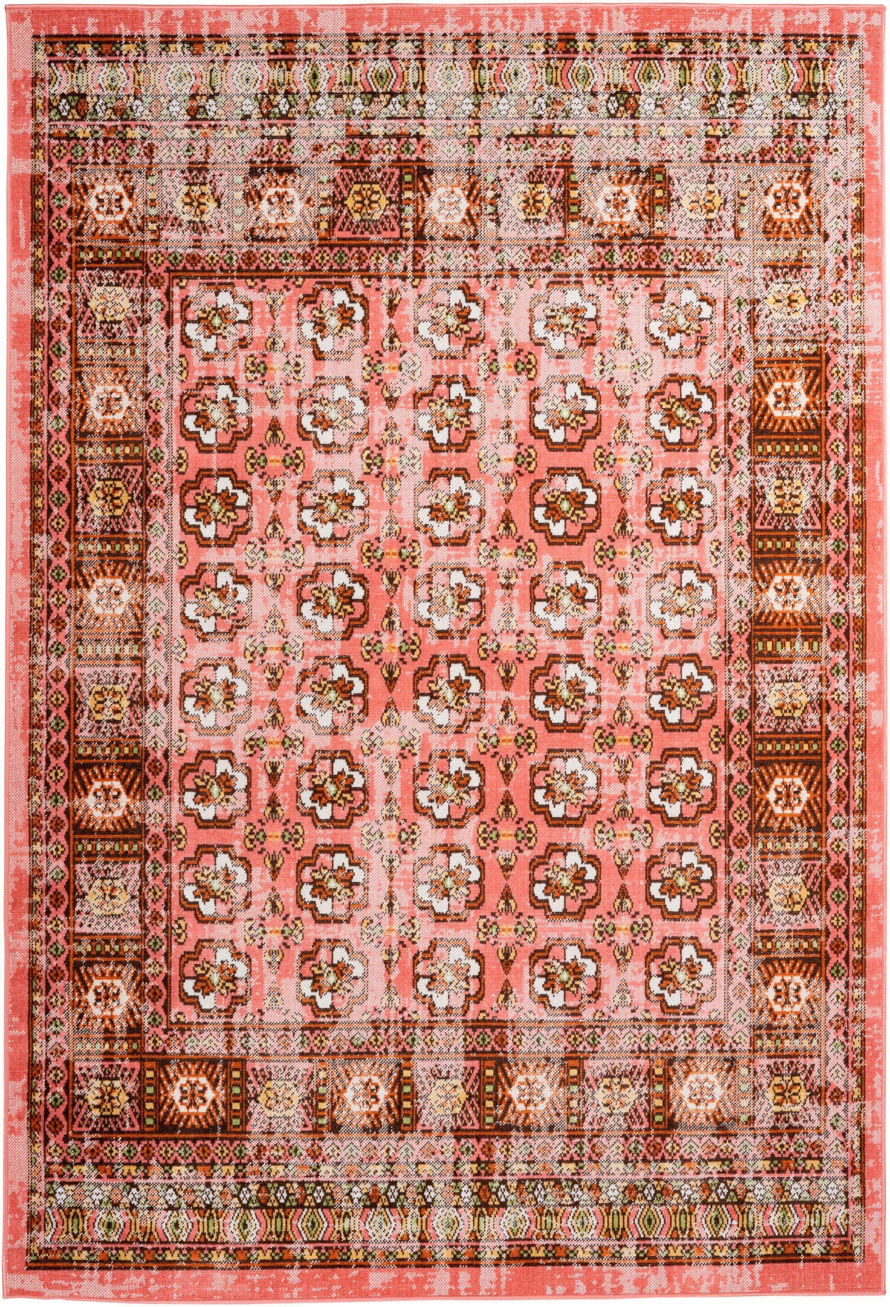 calo-deluxe Vloerkleed Ruzica-606 Platweefsel, vintage-design, woonkamer