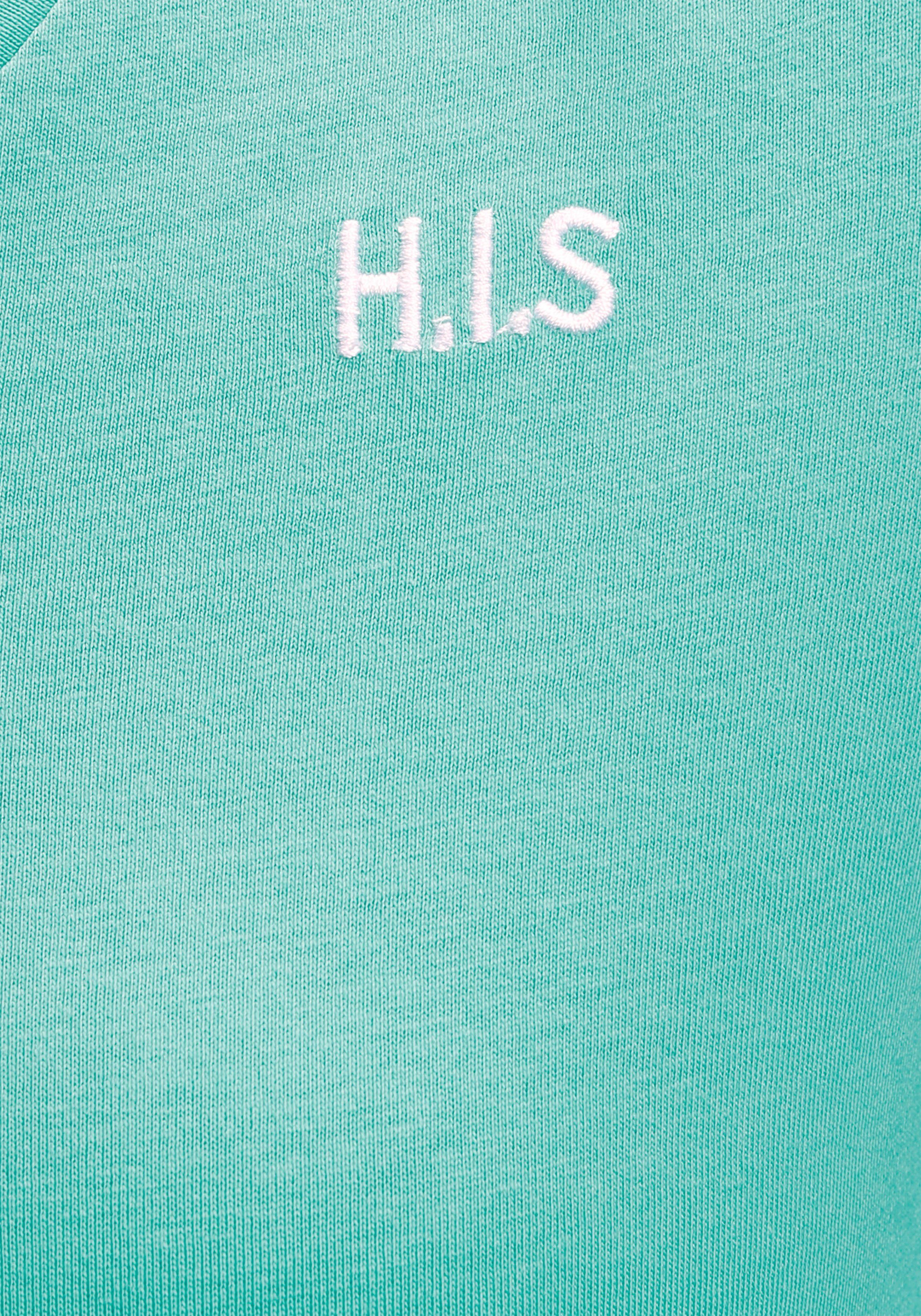 H.I.S T-shirt Essential basics heup-lange pasvorm, figuuraccentuerende snit, van 100% katoen (Set van 3)