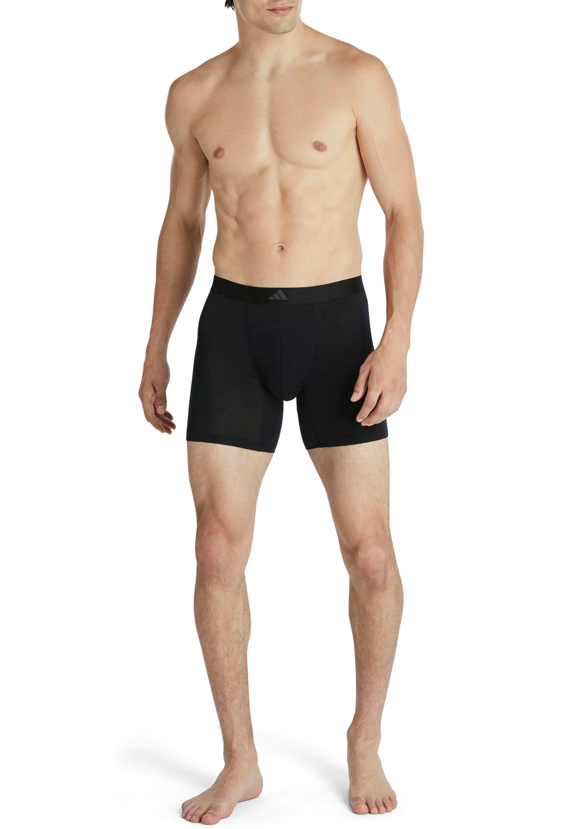 adidas Sportswear Boxershort "Active Flex Cotton" met eenvoudig ontwerp (Set van 2)