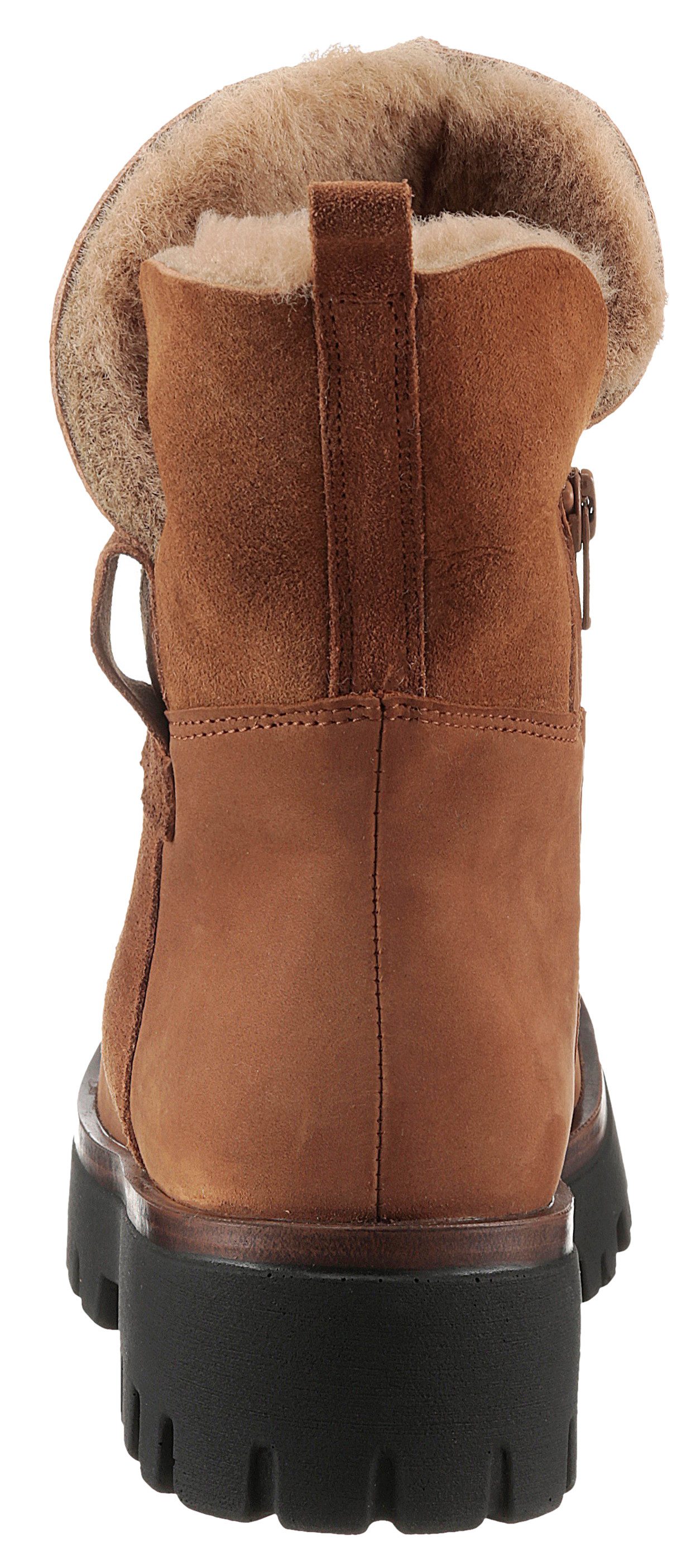 Waldläufer Winterlaarzen H-LONDON , comfortboots, profielzool, met knuffelige kraag, comfortabele breedte g