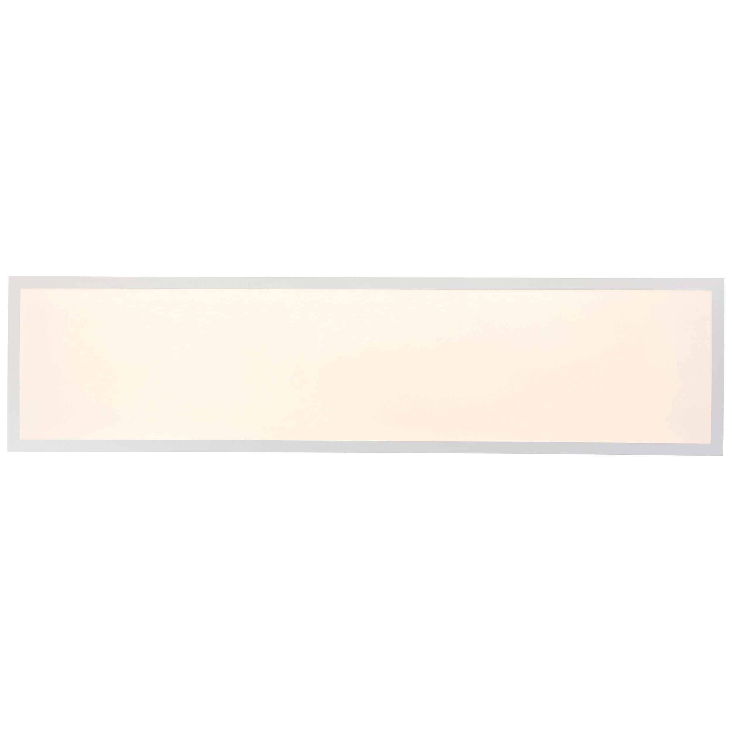 Brilliant Leuchten Led-plafondlamp Briston Opbouw LED paneel, 120 x 30 cm, 4200 lm, dimbaar, 3000-6500 K, wit