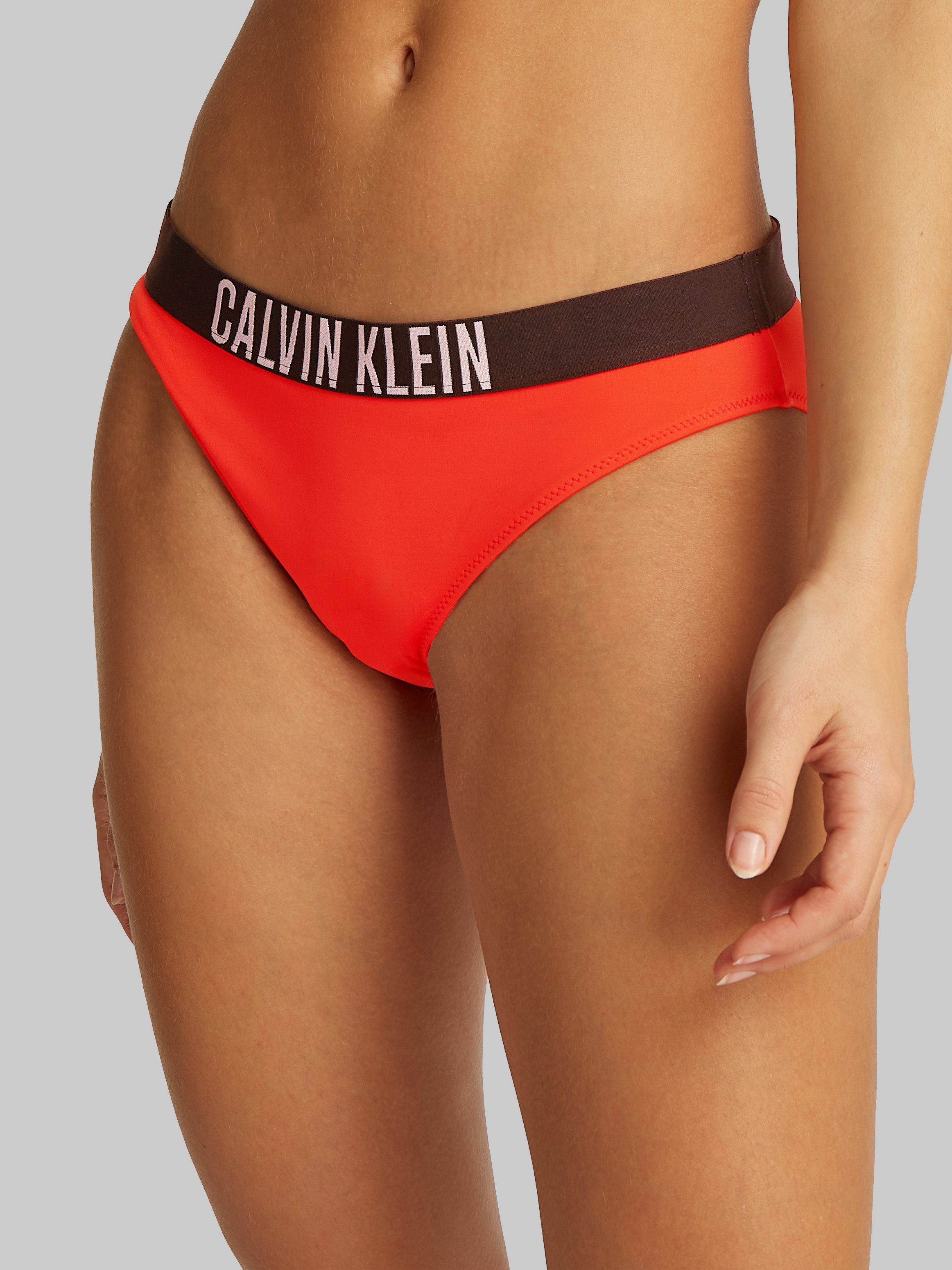 Calvin Klein Swimwear Bikinibroekje Bikini met een logo-opschrift