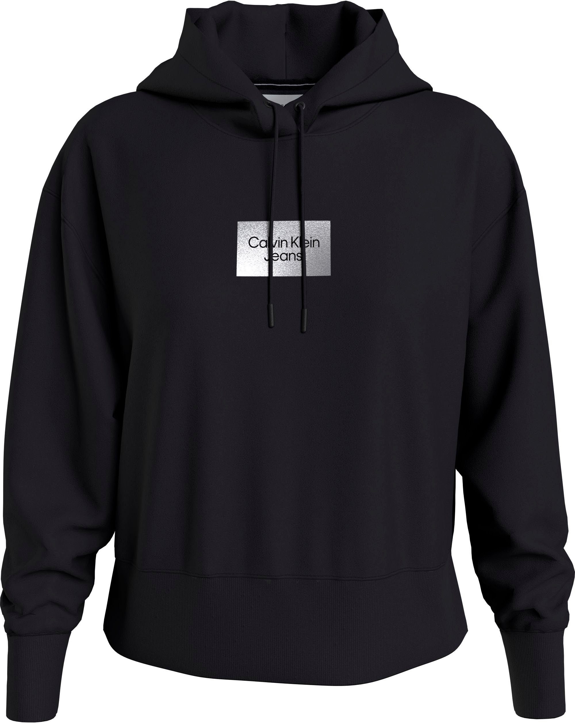 Calvin Klein Hoodie INSTITUTIONAL BOX HOODIE met  merklogo op de borst