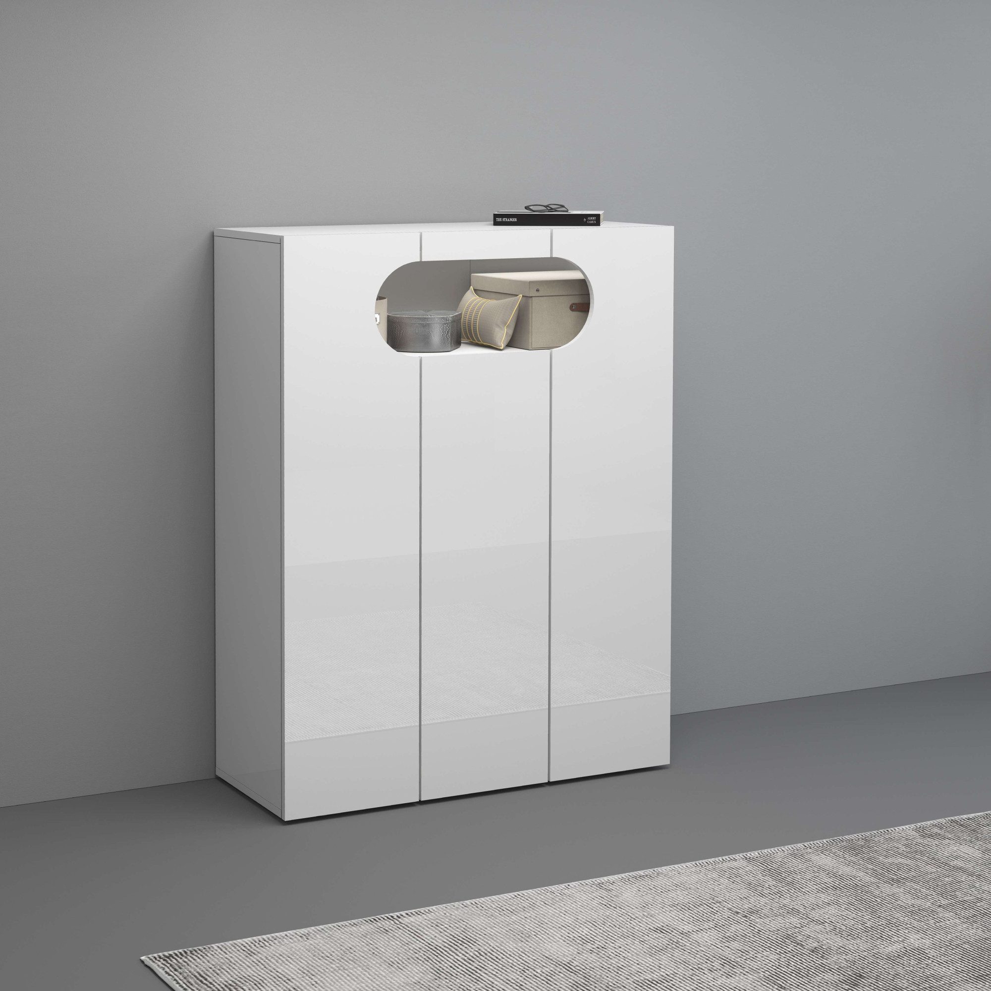 INOSIGN Schoenenkast Real, schoenenkast, schoenencommode, schoenenrek, breedte 90 cm