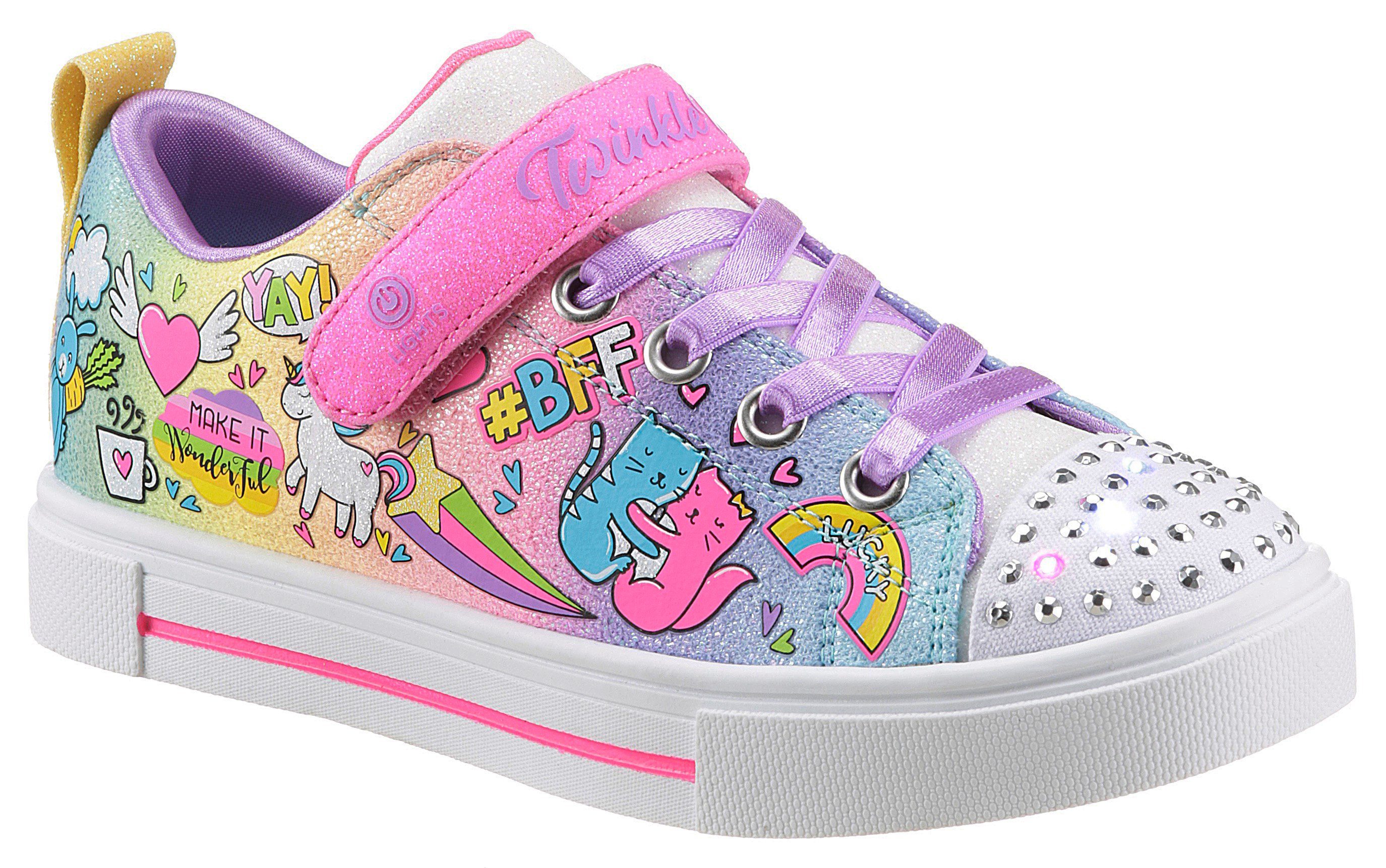 Skechers Kids Sneakers TWINKLE SPARKS BFF MAGIC in glinsterende look