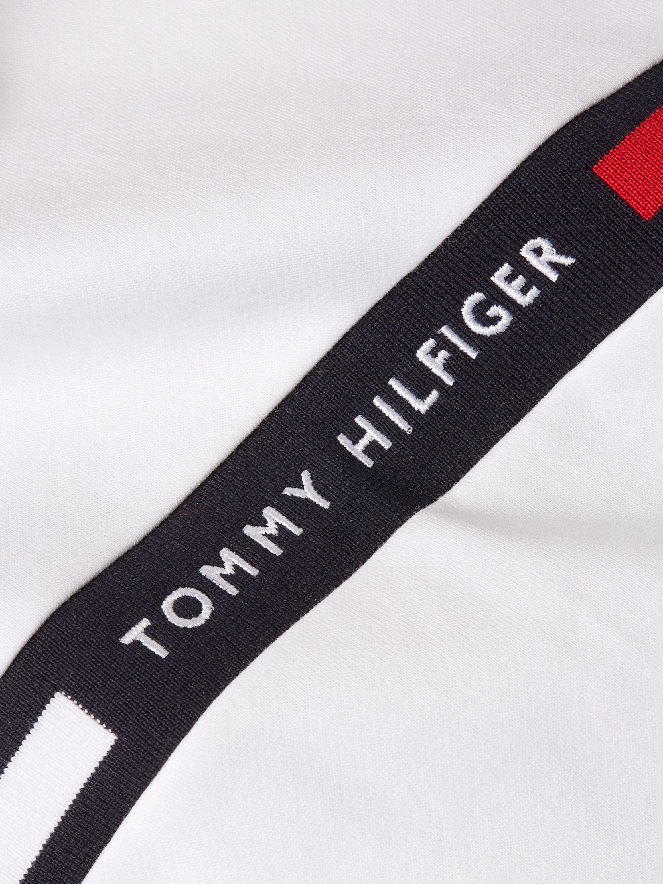 Tommy Hilfiger Hoodie HILFIGER CHEST INSERT HOODY met capuchon, kangoeroezak, logo-inscriptie
