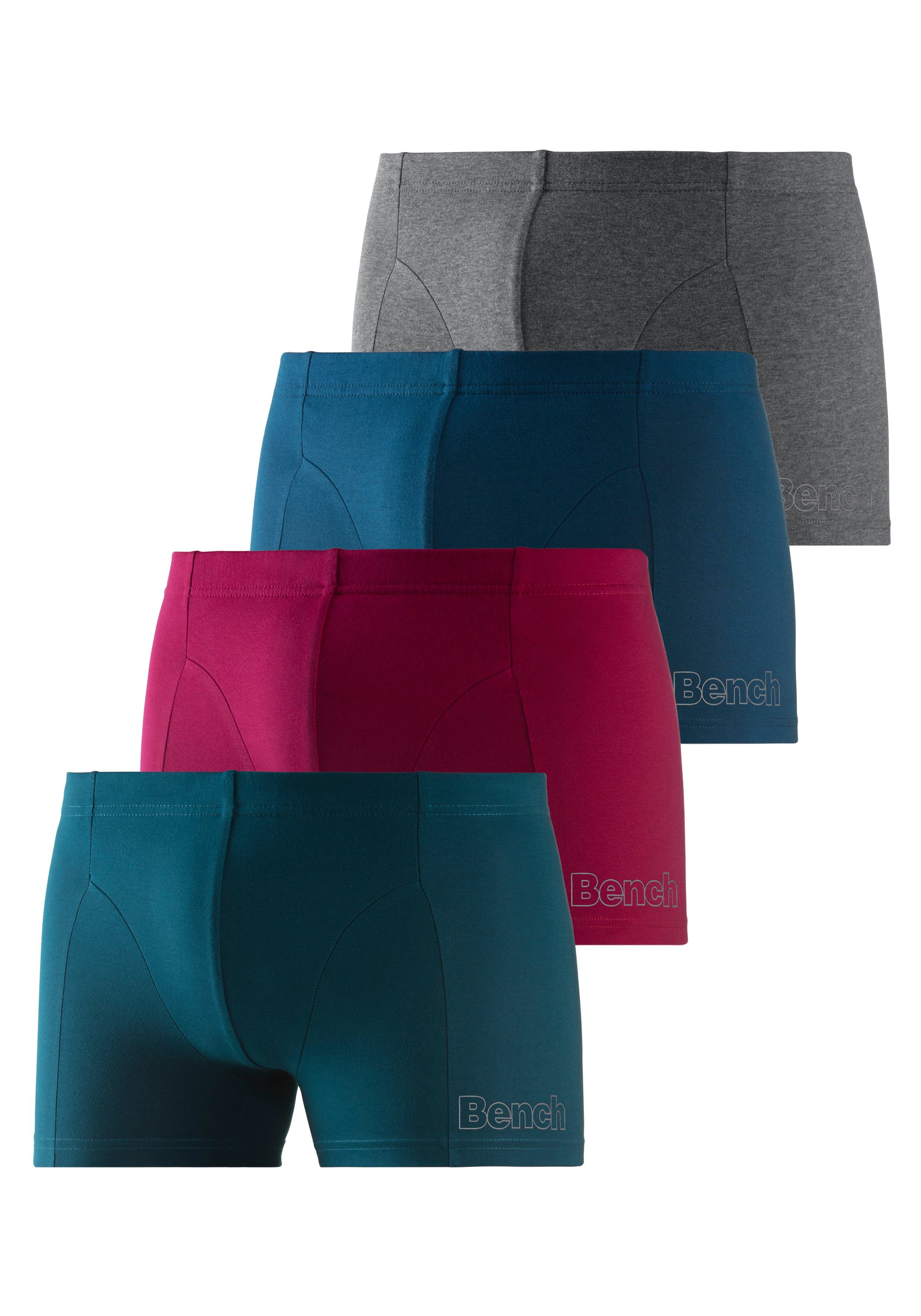 Bench. Boxershort voor heren met kleine logoprint op de pijp (blik, 4 stuks)