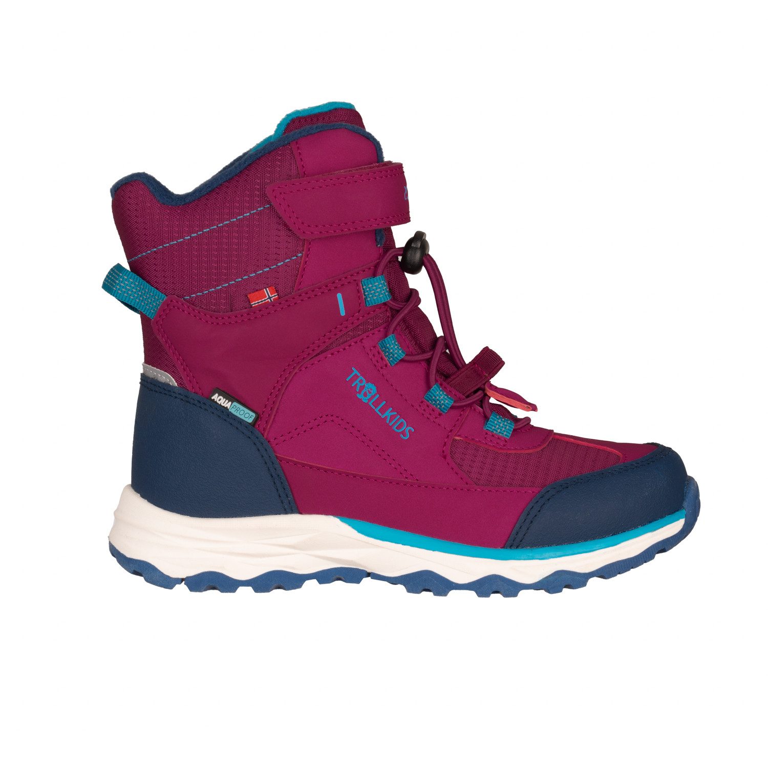 TROLLKIDS Winterlaarzen KIDS HAFJELL WINTER BOOTS XT waterdicht, klittenbandsluiting, reflecterende details