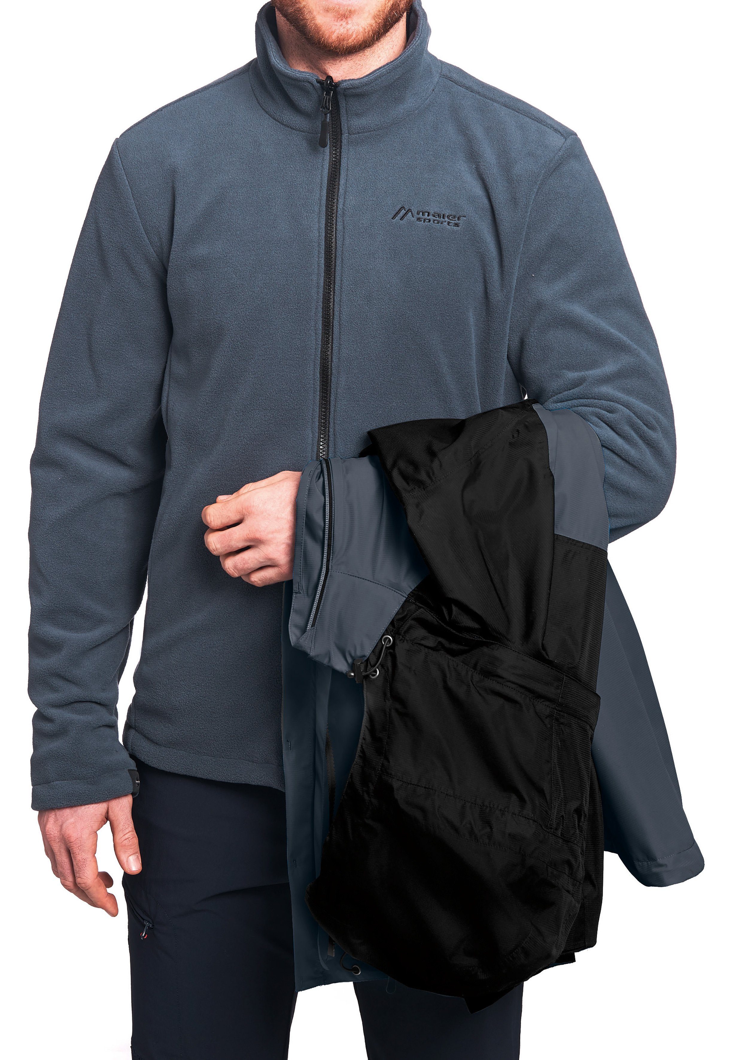 Maier Sports Functioneel jack Gregale DJ M Herenwandeljack waterdicht, outdoorjack met capuchon