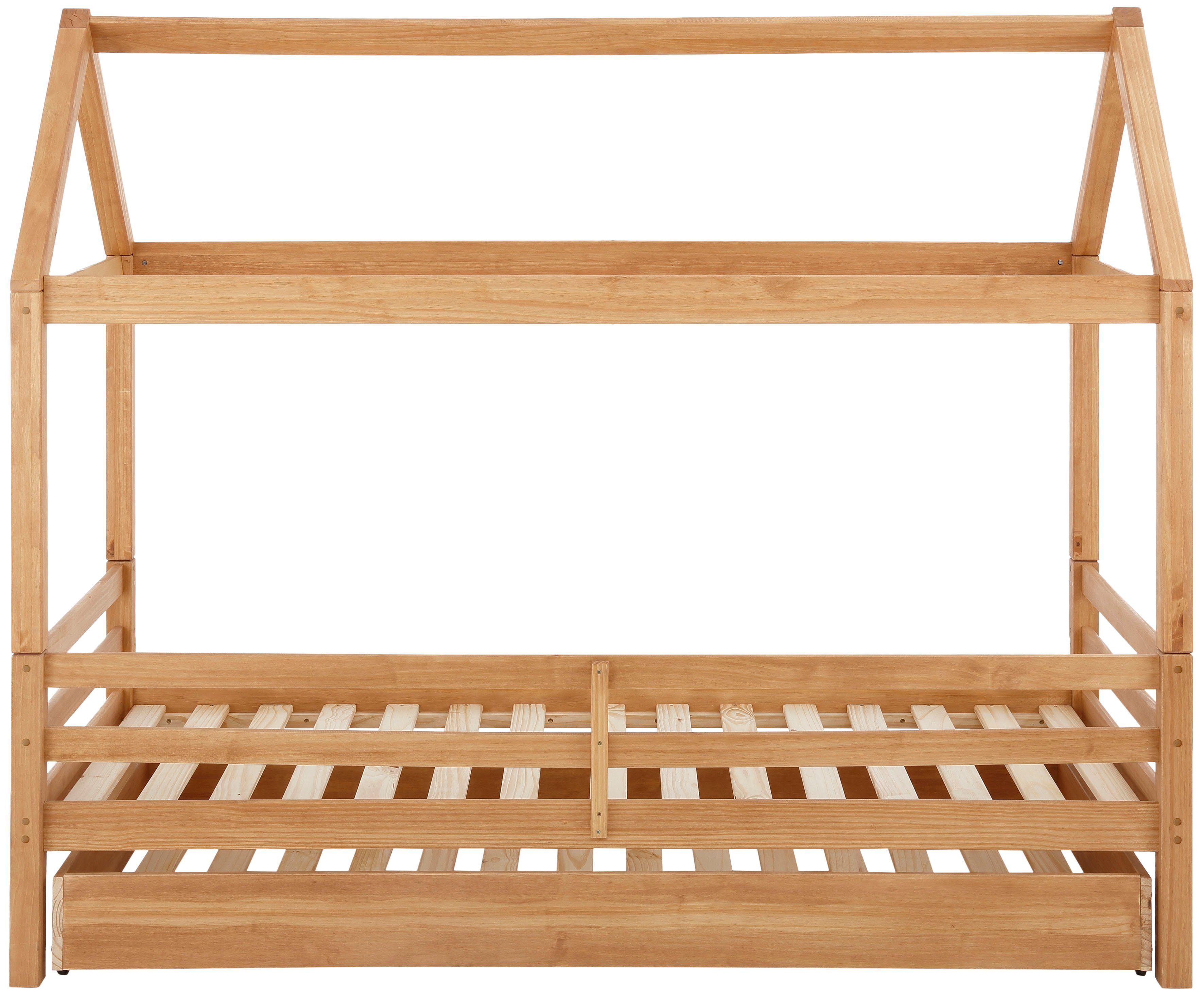 Lüttenhütt Kinderledikant Alpi inclusief bedlade en lattenbodem, ligoppervlak 90x200 cm,