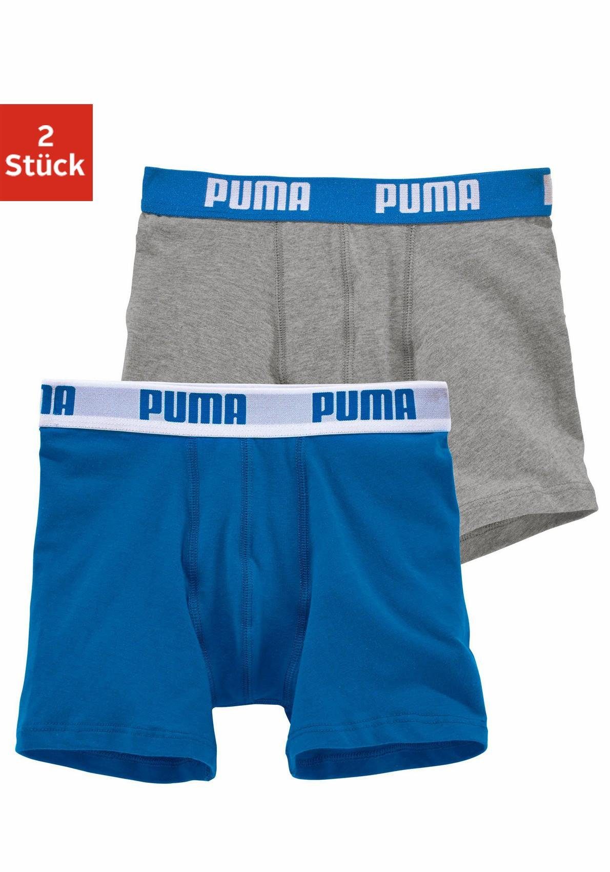 PUMA Boxershort met logoband (2 stuks, Set van 2)