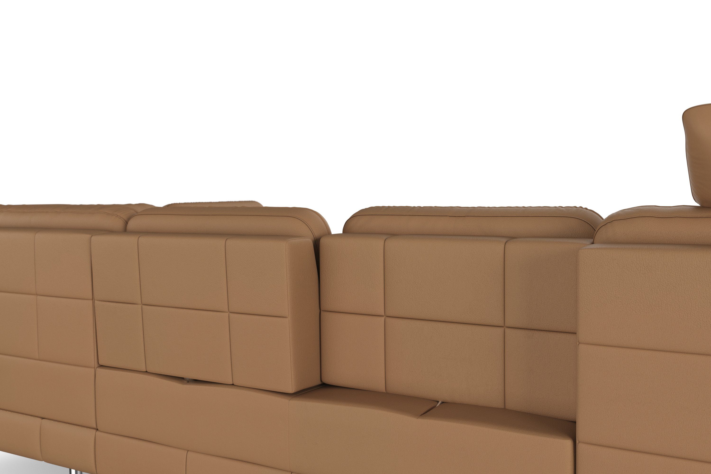 sit&more Zithoek Bendigo U-vorm inclusief zitdiepteverstelling, bodemvrijheid 15 cm, in 2 pootkleuren