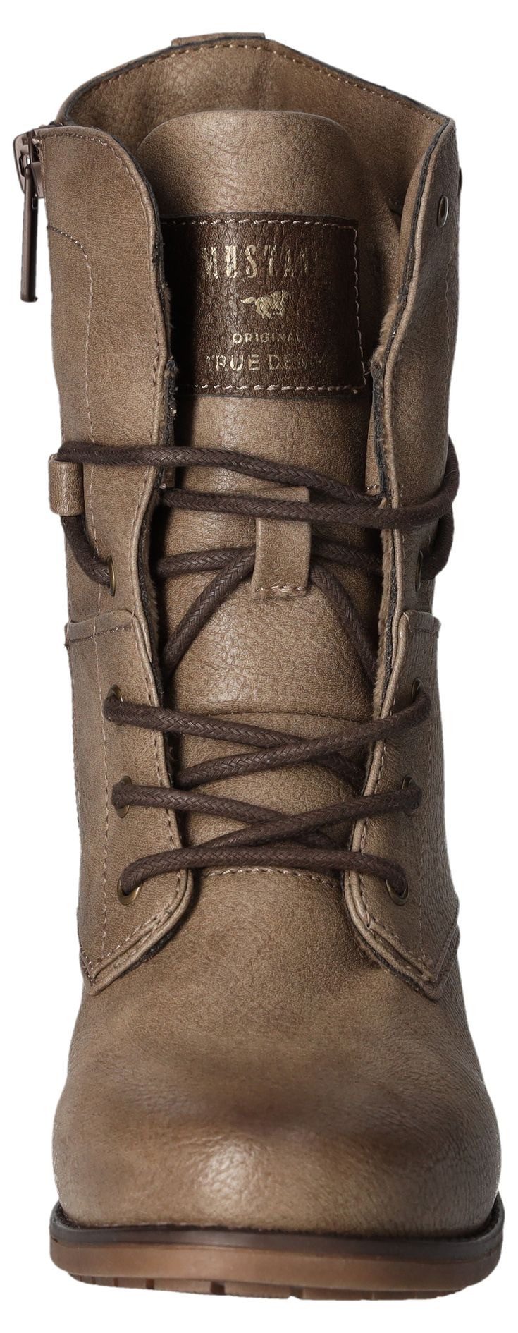 Mustang Shoes Laarsjes Bikerboots, enkellaarsjes met binnenrits