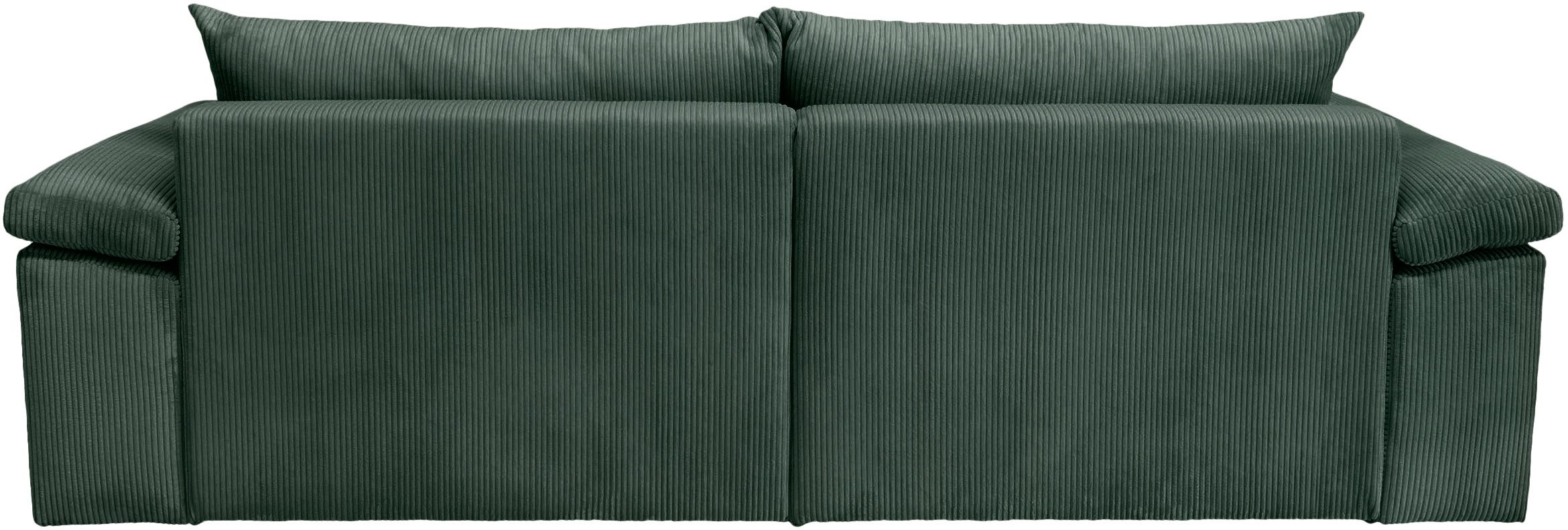 Home affaire Megabank Soft&Cosy XL - breedte 246 cm Mega-bank, in corduroy, met binnenvering