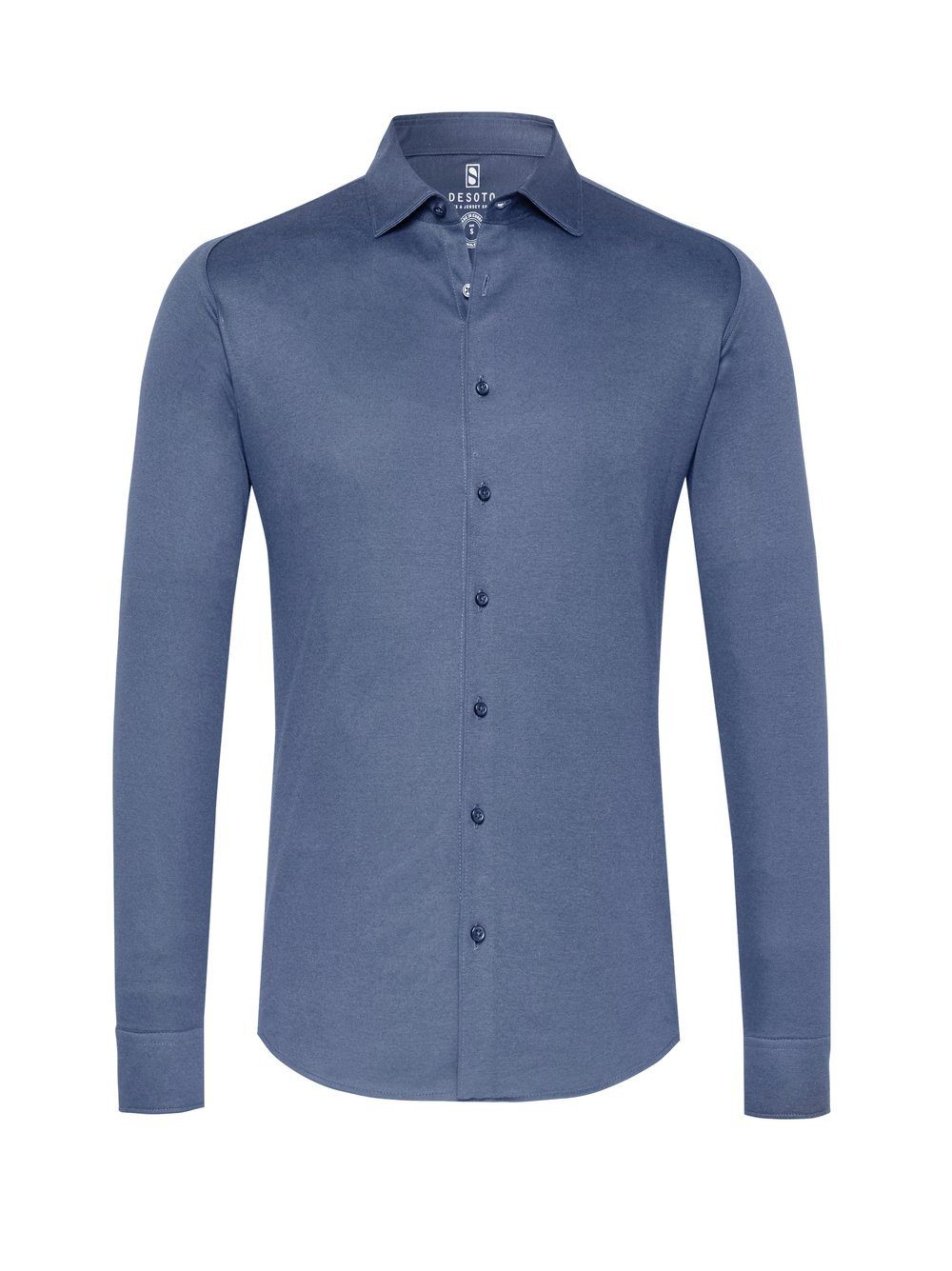 Desoto Overhemd met lange mouwen Casual Kent 1/1 Met een ronde hals