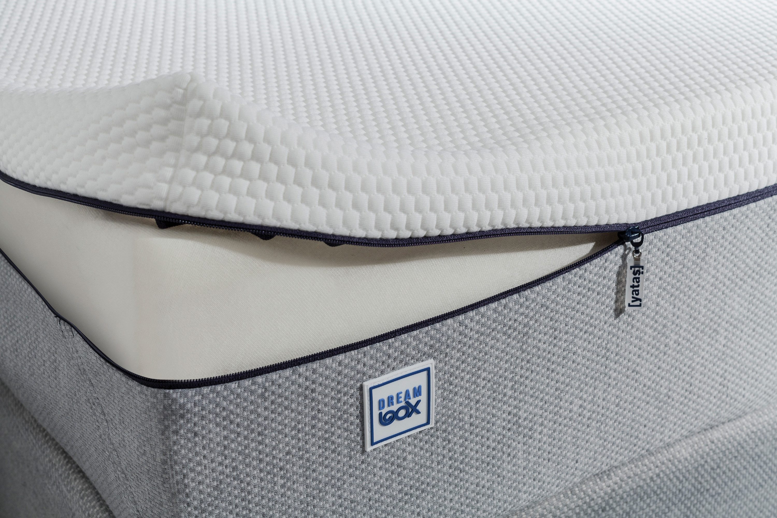 Yatas Pocketveringsmatras Dream Box Roll PRO, matras 90x200, 140x200 cm & andere maten hoogte 24 cm