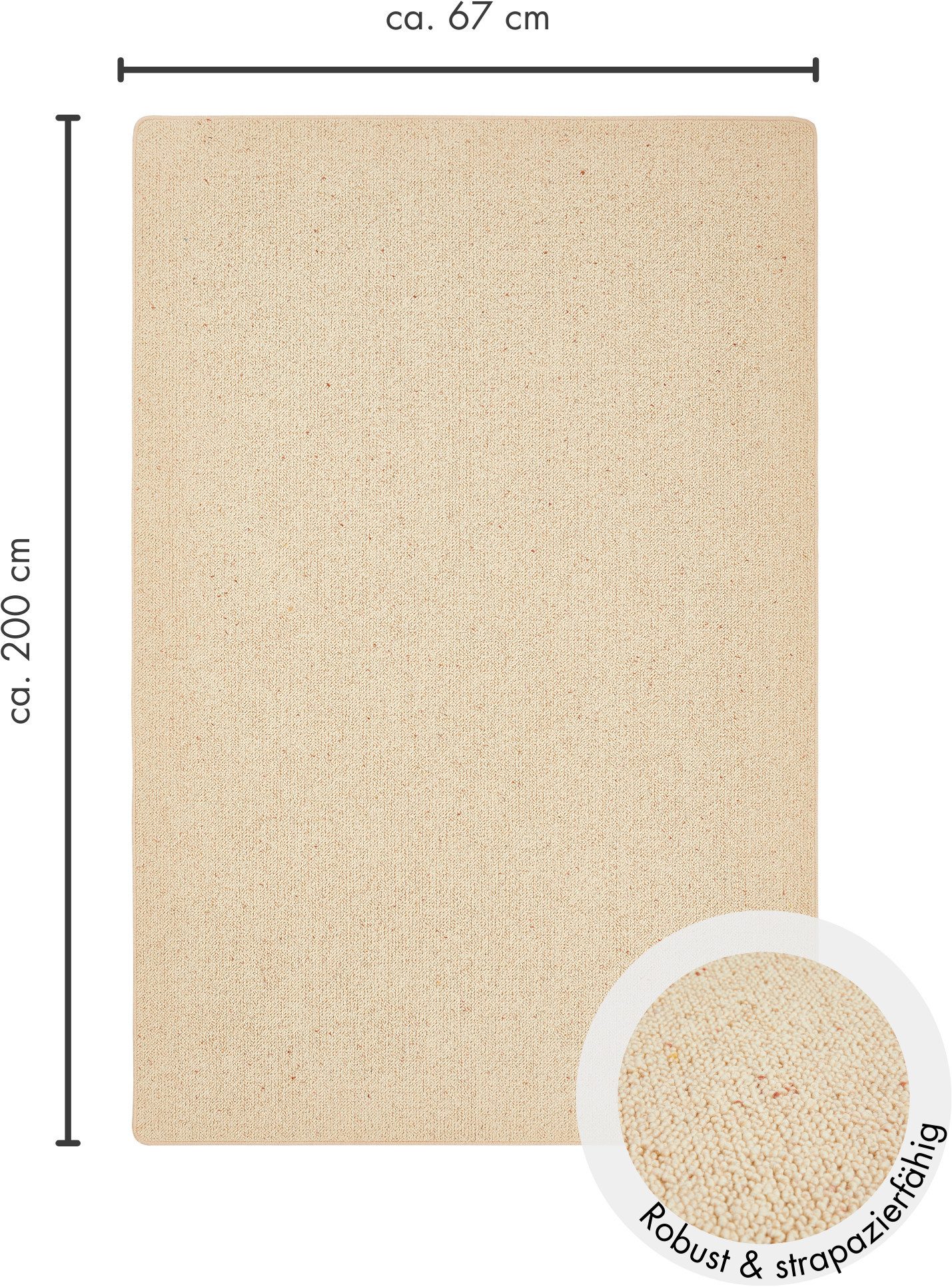 LUXOR living Wollen kleed Sheffield, Made in Germany