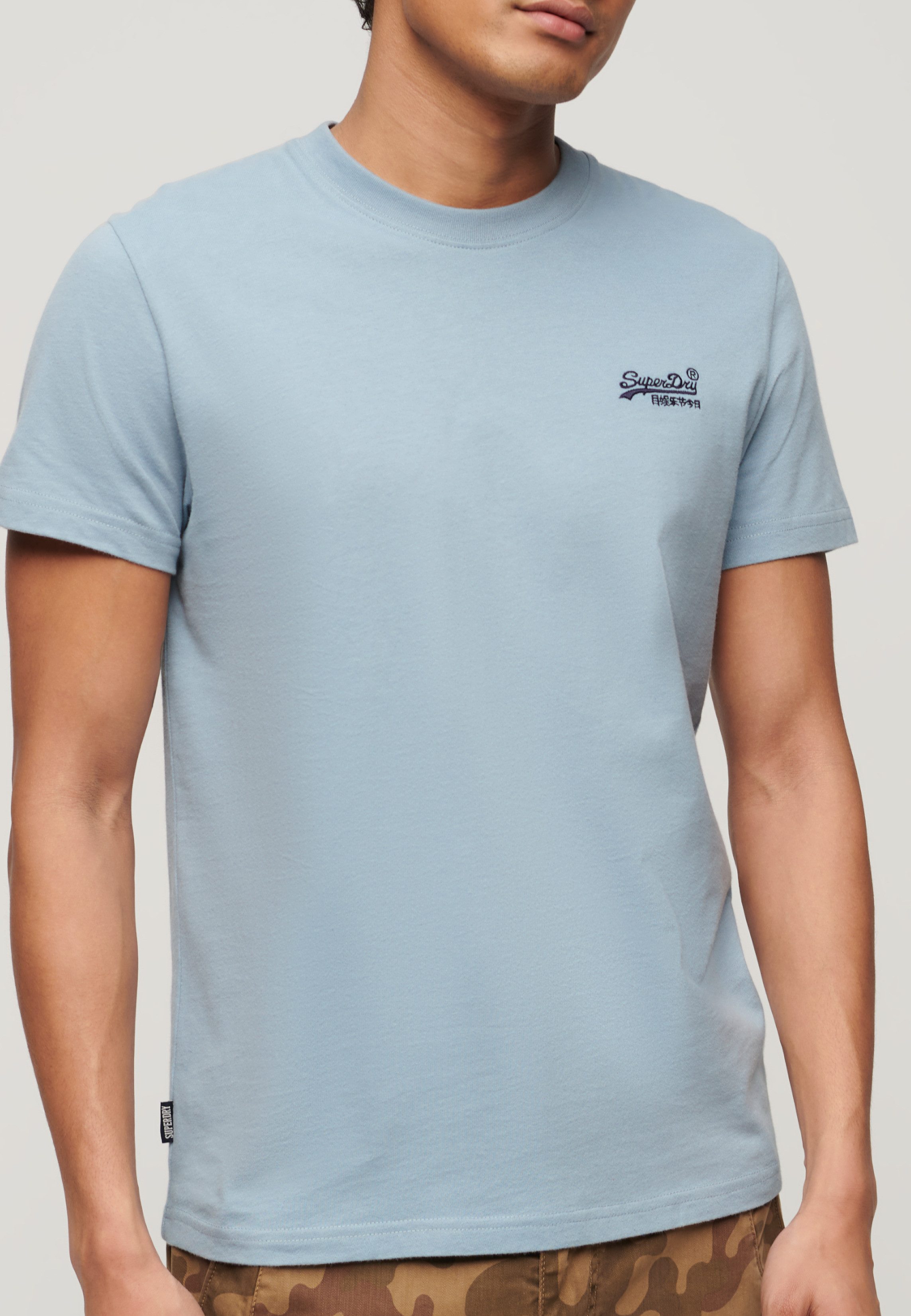Superdry Shirt met ronde hals ESSENTIAL LOGO EMB TEE