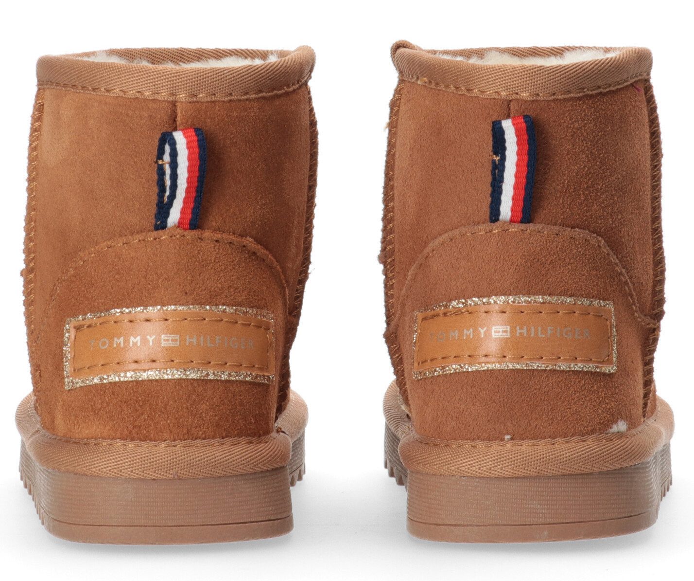 Tommy Hilfiger Winterlaarzen Instaplaarzen, plateaulaarzen met knuffelige warme voering
