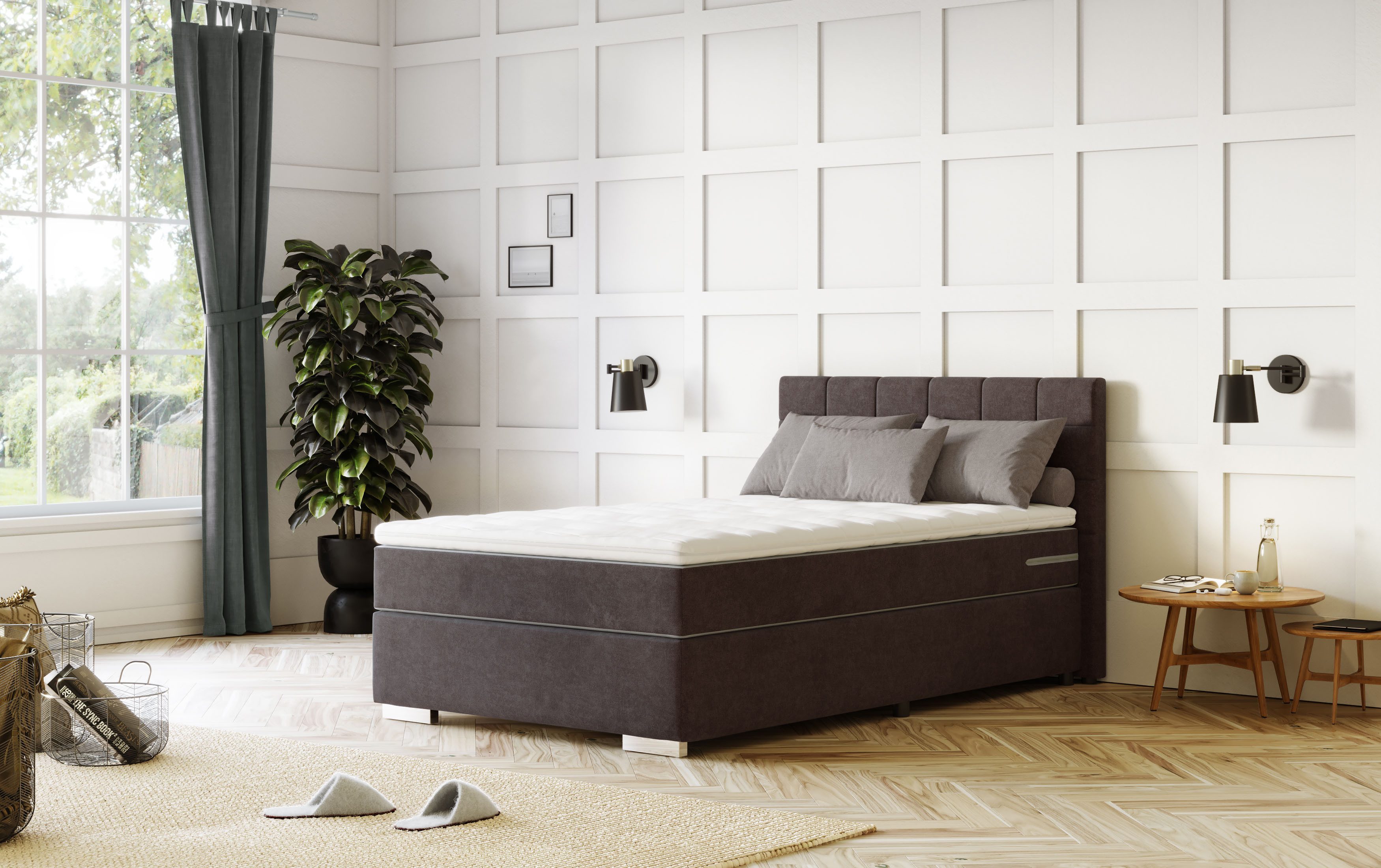 COTTA Boxspring Simba boxsprings bruin