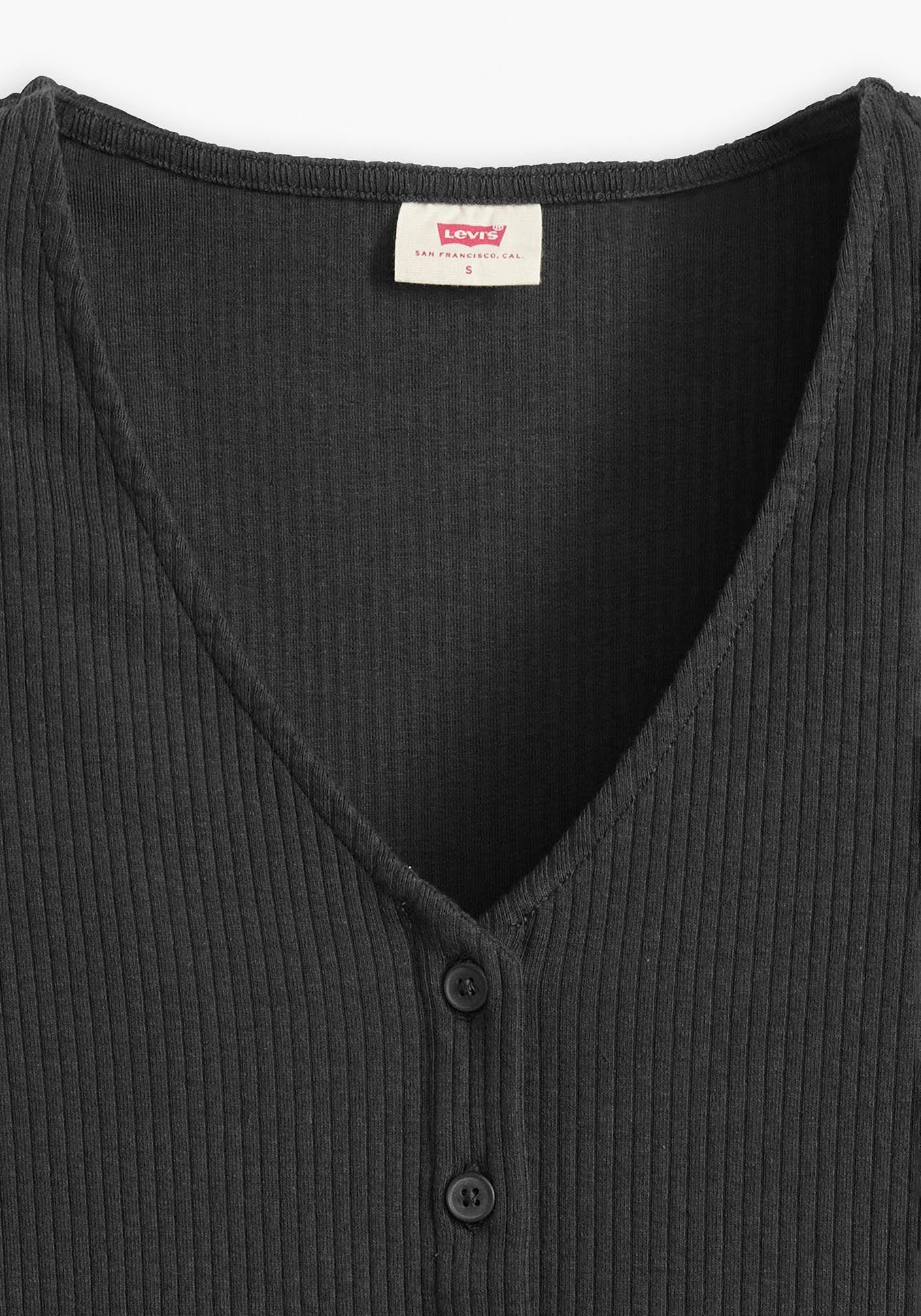 Levi's® Shirt met V-hals met knoopsluiting