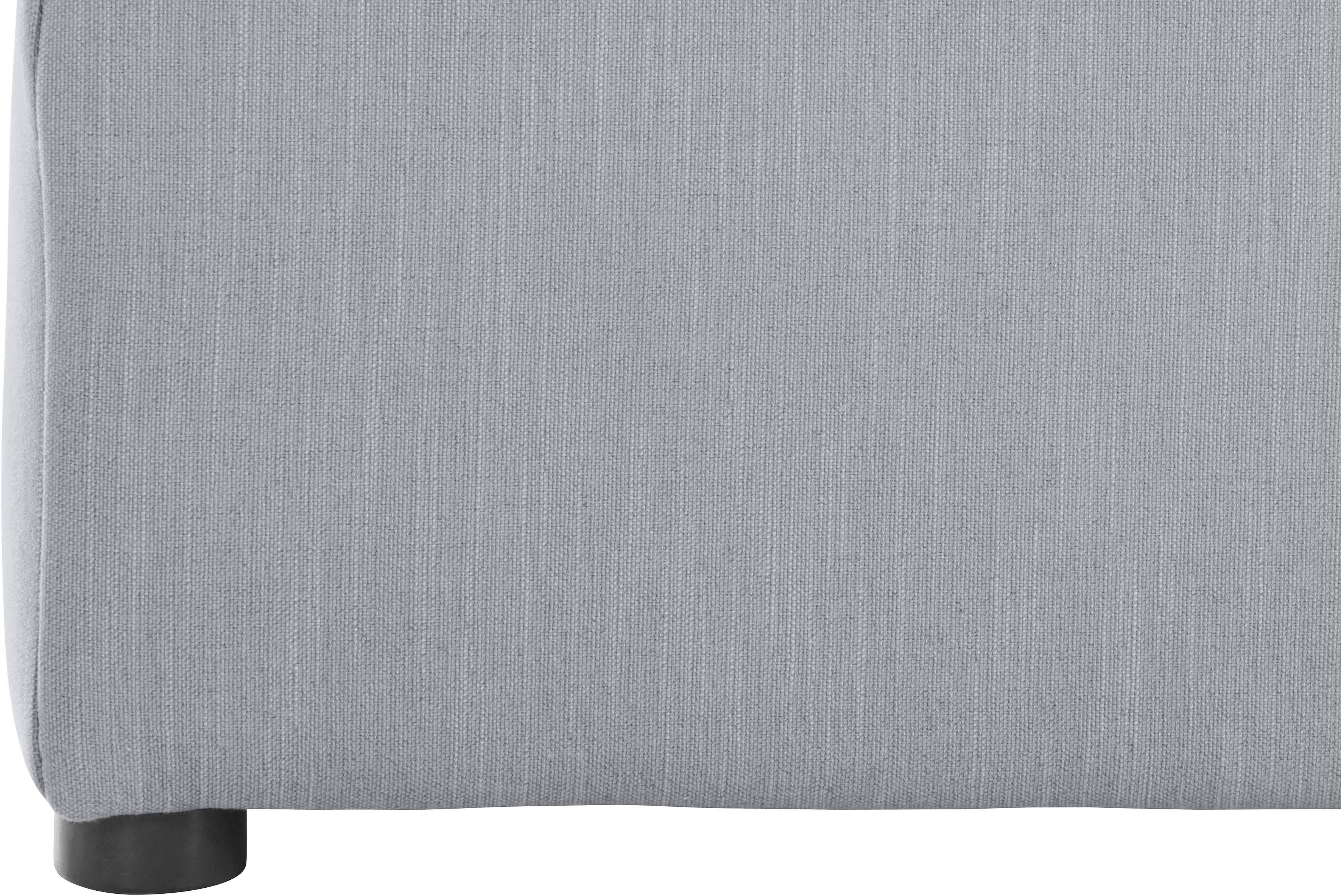RAUM.ID Bank-middenelement Florid als deel van een modulaire bank, stevig zitcomfort, ook in cord