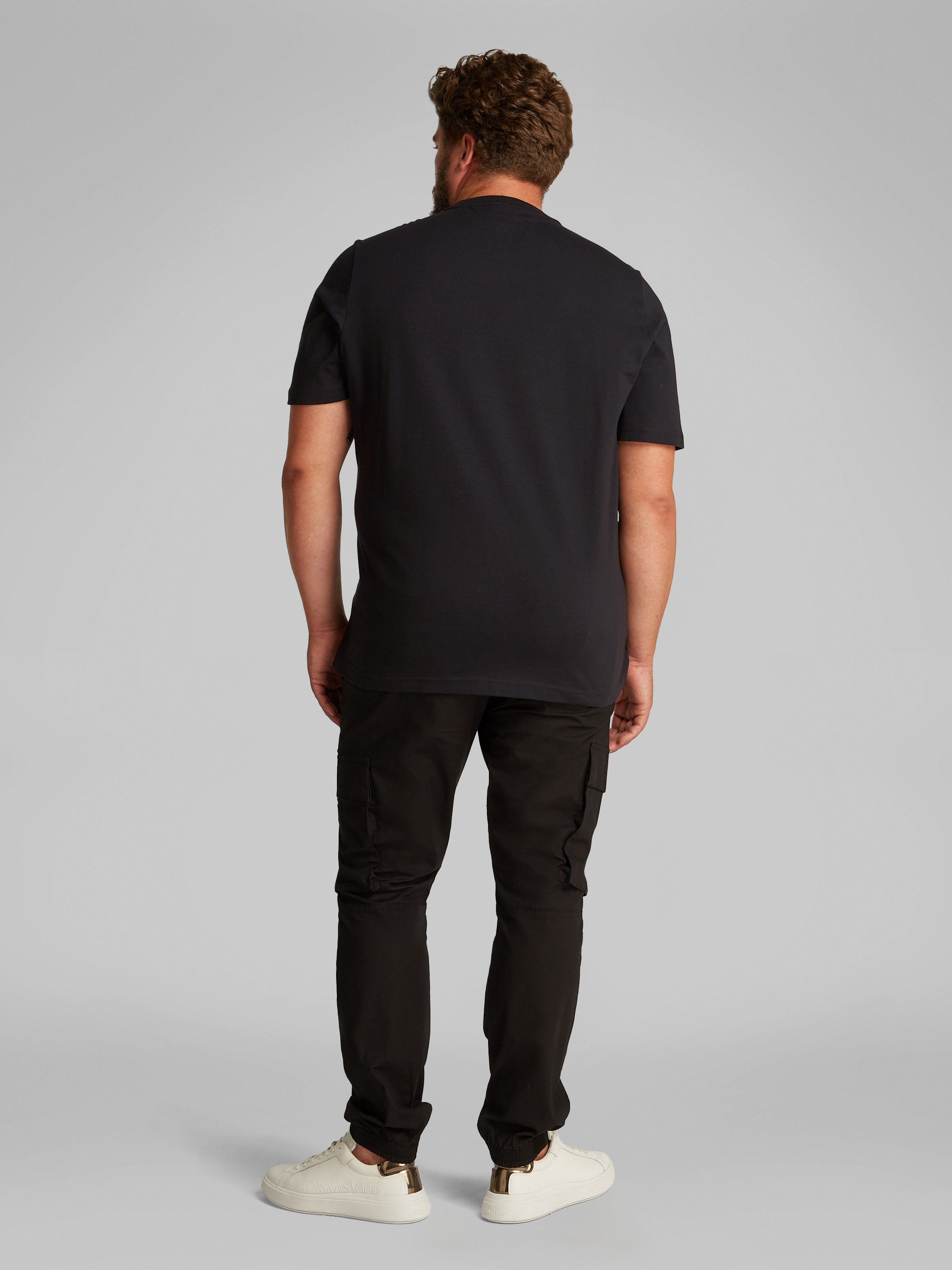 Calvin Klein Shirt met ronde hals BT_NY CHEST BOX LOGO T-SHIRT
