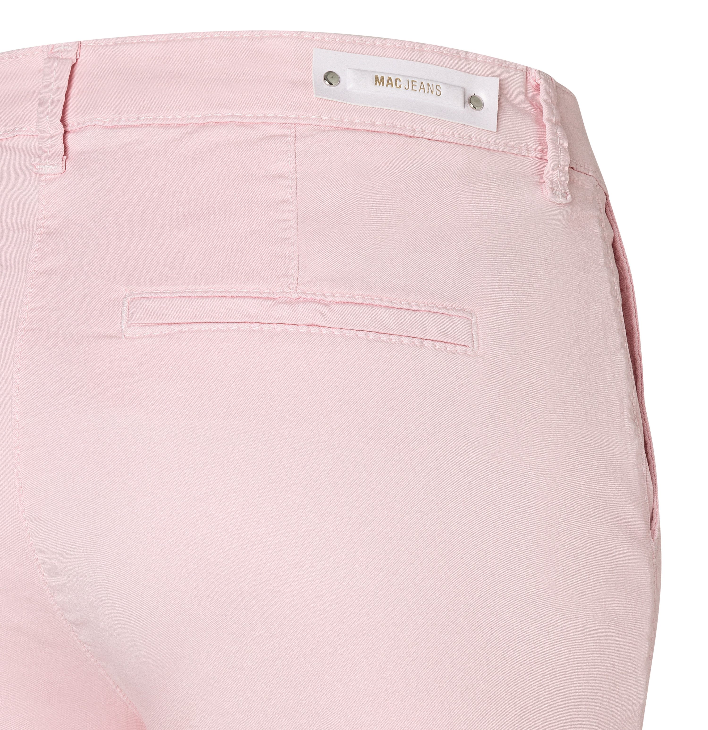 MAC Chino turn up met subtiele glans, elegant en sportief tegelijk