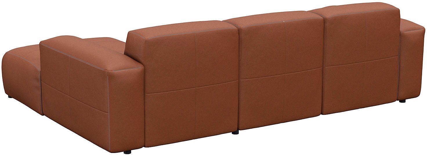 FLEXLUX Hoekbank Lucera Chaise longue rechts of links, L-vorm, comfortabel