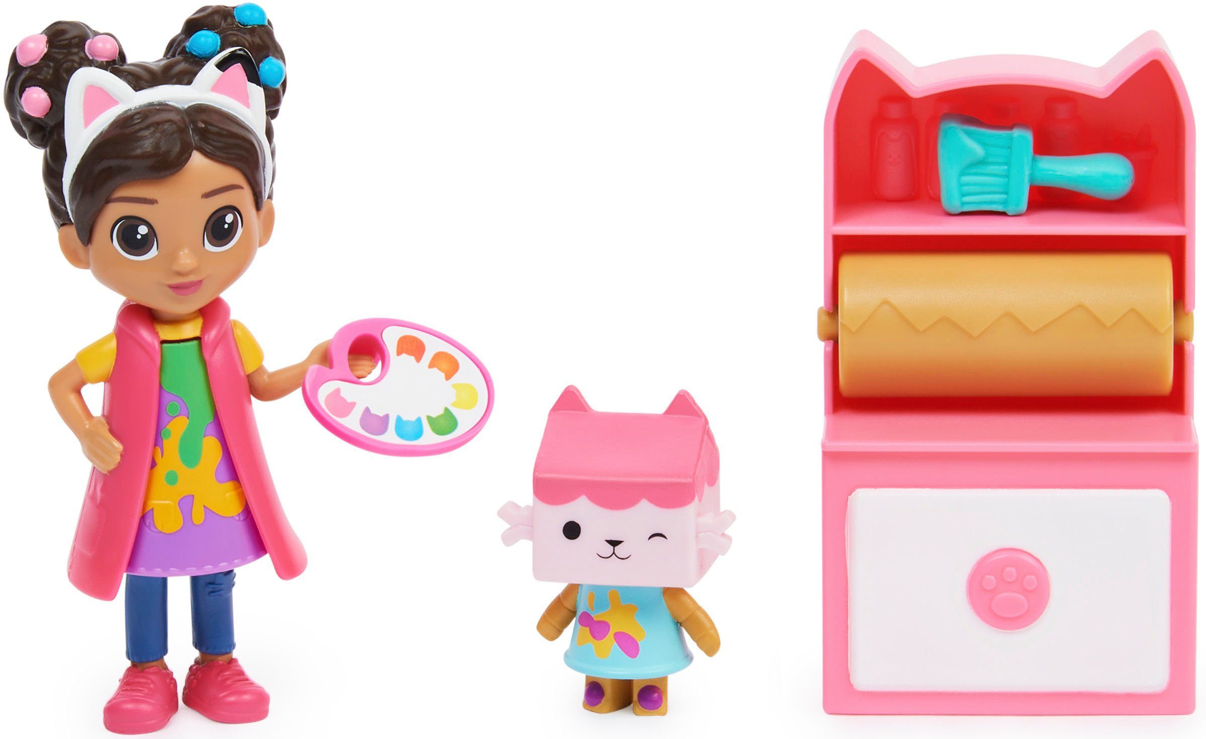 Spin Master Speelwereld Gabby's Dollhouse - CAT-tivity set – knutselset met baby box