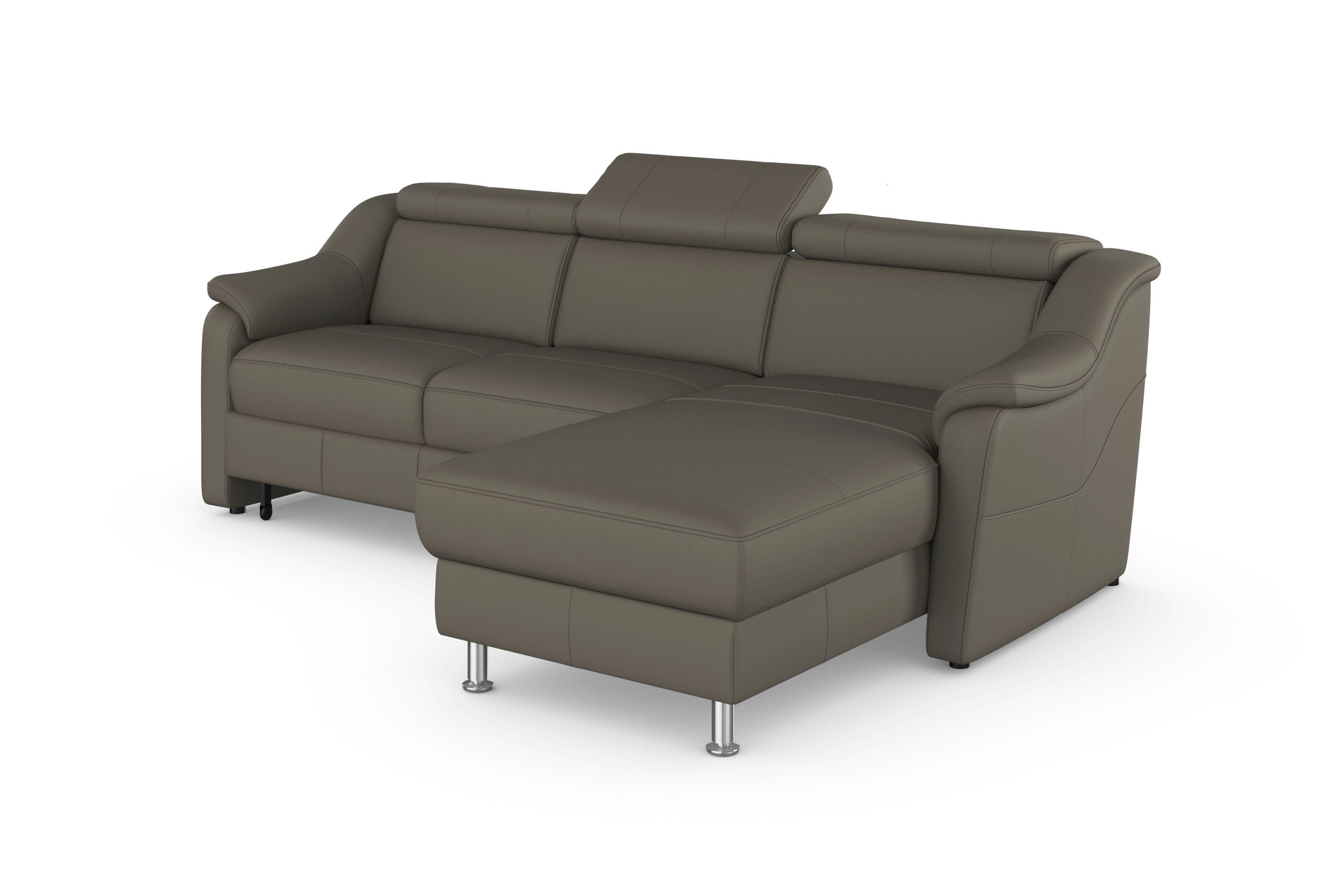 sit&more Hoekbank Freetown L-vorm met verstelbare hoofdsteun en comfortabele binnenvering