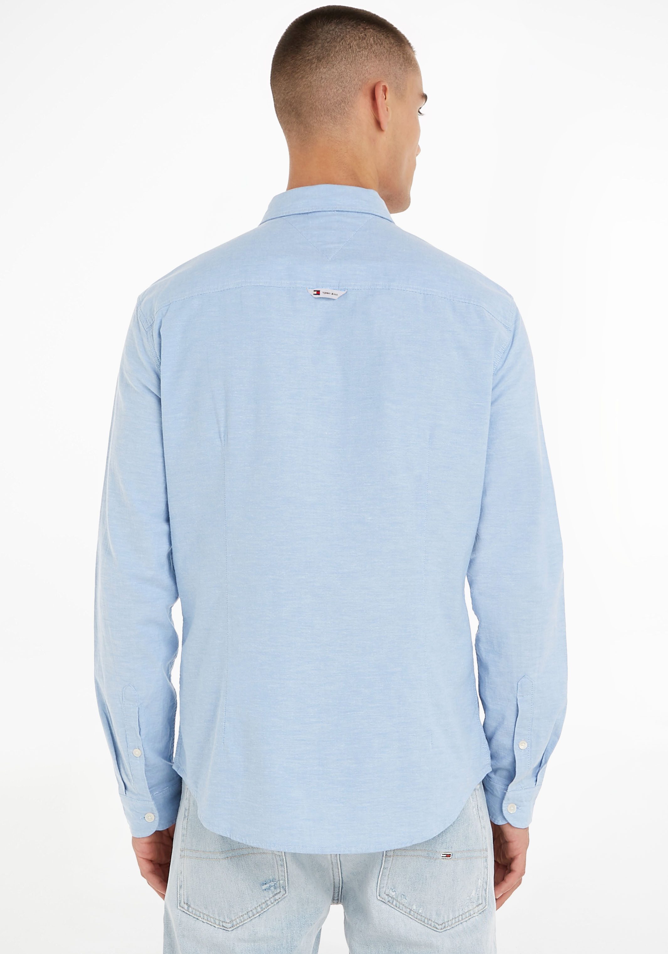 TOMMY JEANS Overhemd met lange mouwen TJM SLIM STRETCH OXFORD SHIRT