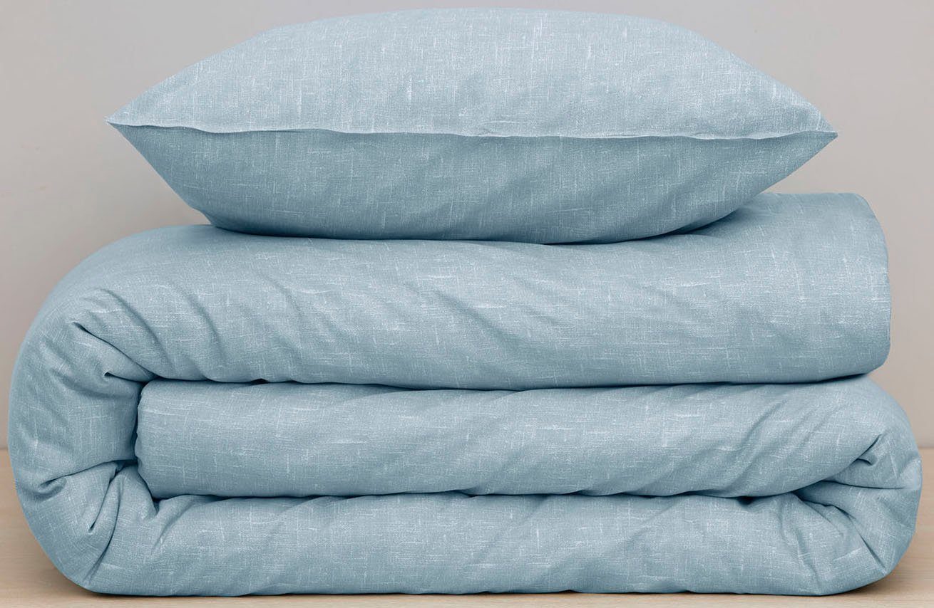 damai Beddengoed Ebba met structuur-effect in elegante kleuren, 100% katoen, met rits