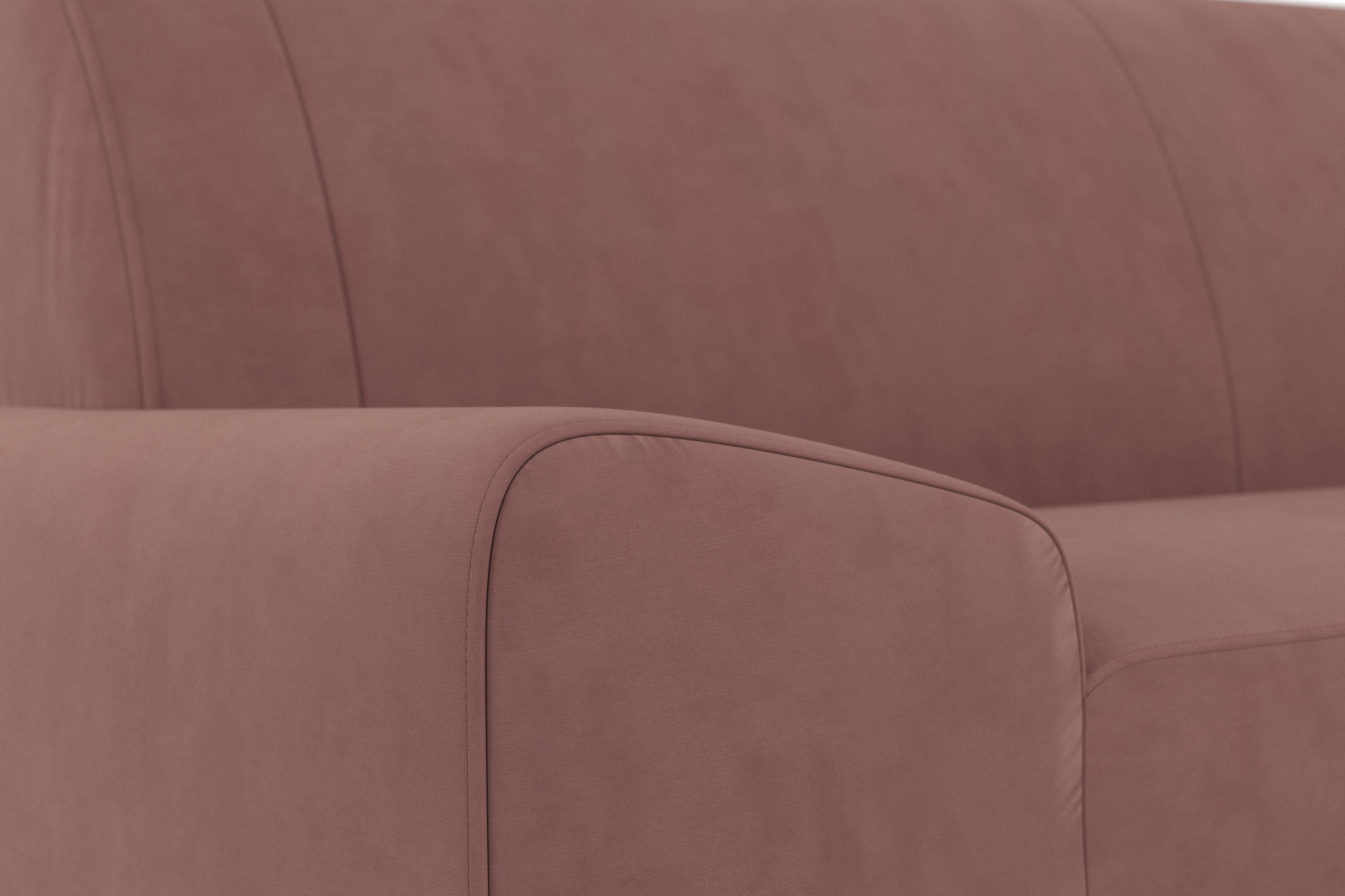 DOMO collection Hoekbank Anzio L-vorm, met bedfunctie, bonnellvering, hoogwaardig, breedte 271 cm