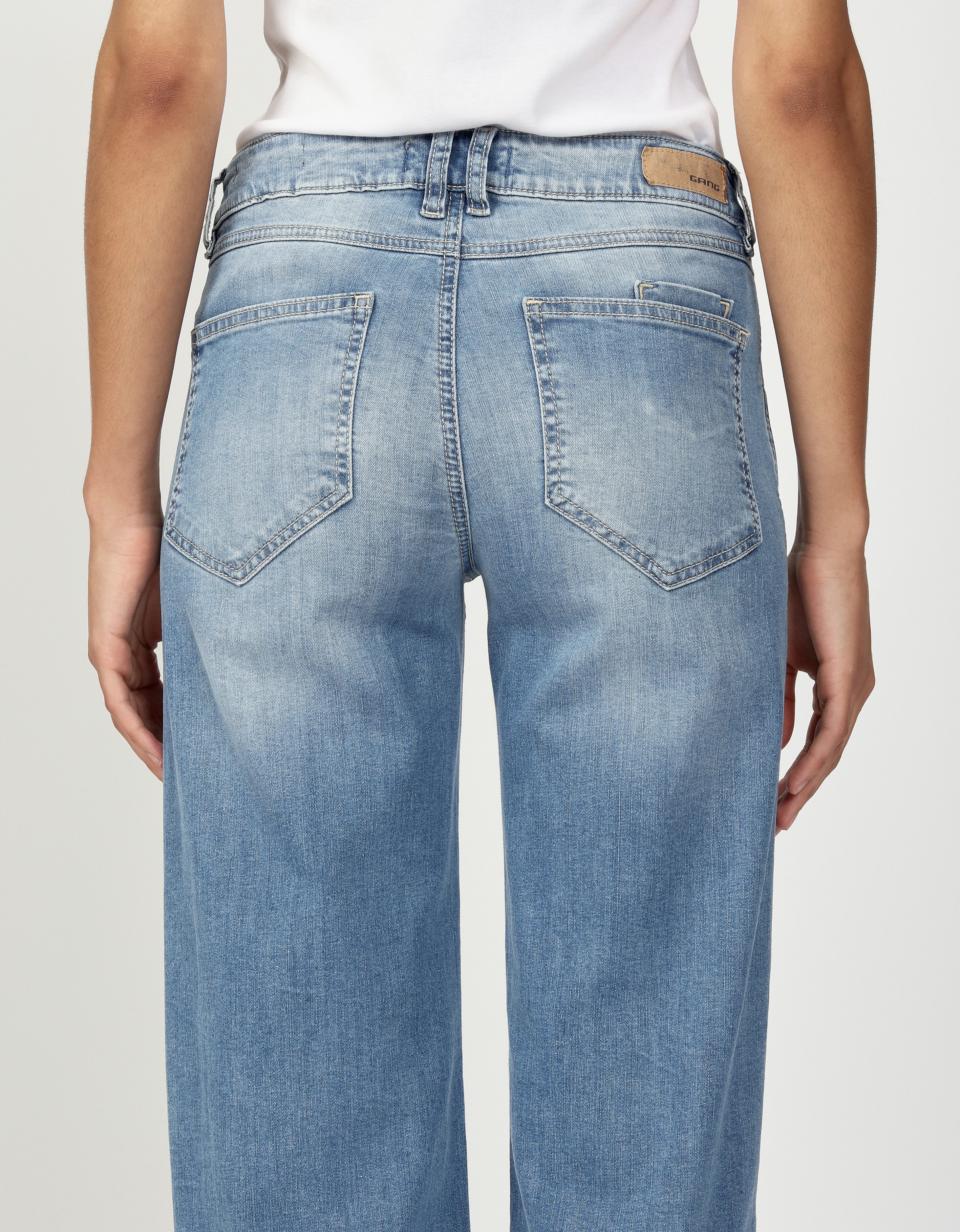 GANG Straight jeans 94RIVER met extra kleine achterzak