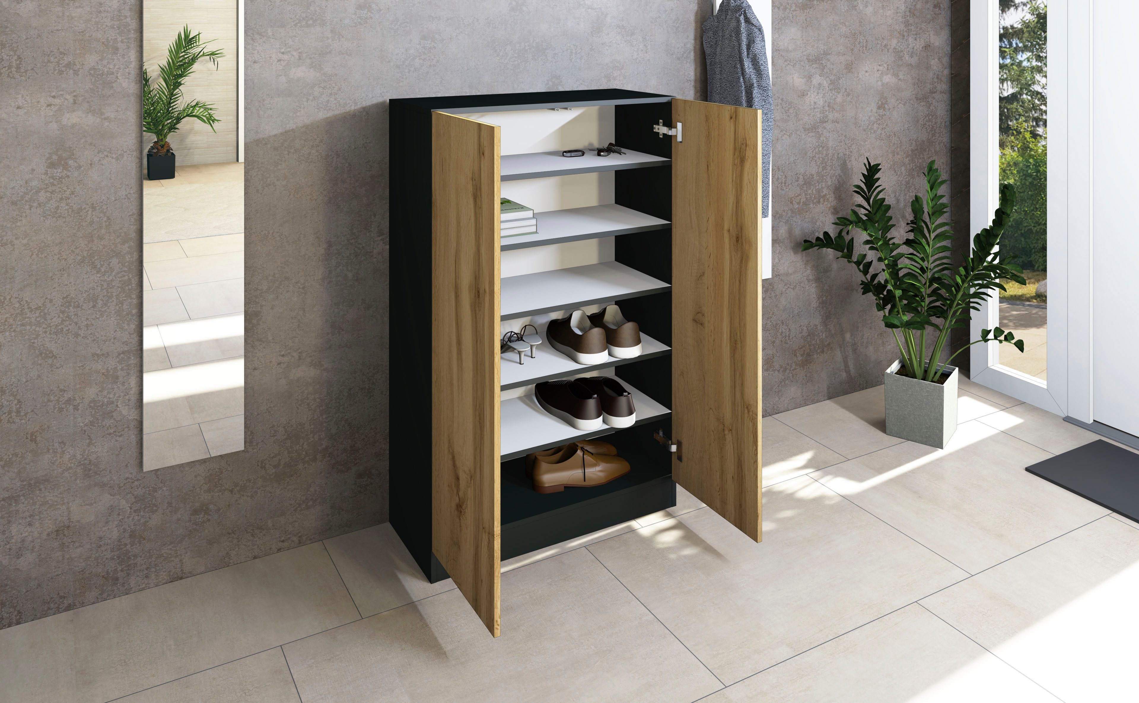 borchardt Möbel Schoenenkast Vaasa3 Breedte 76 cm