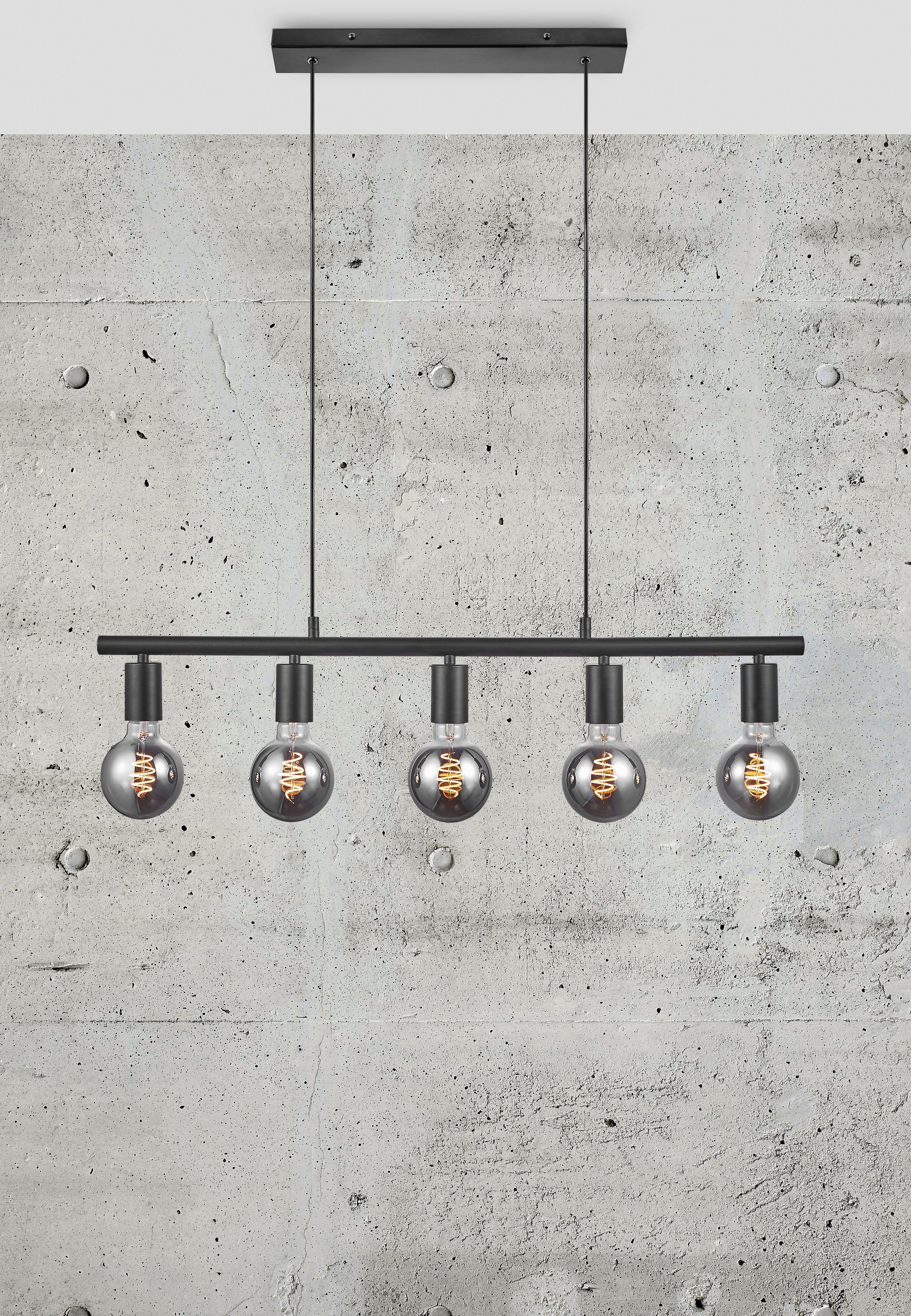 Nordlux Hanglamp Paco minimalistisch en industrieel ontwerp, parallel schakeling mogelijk (1 stuk)