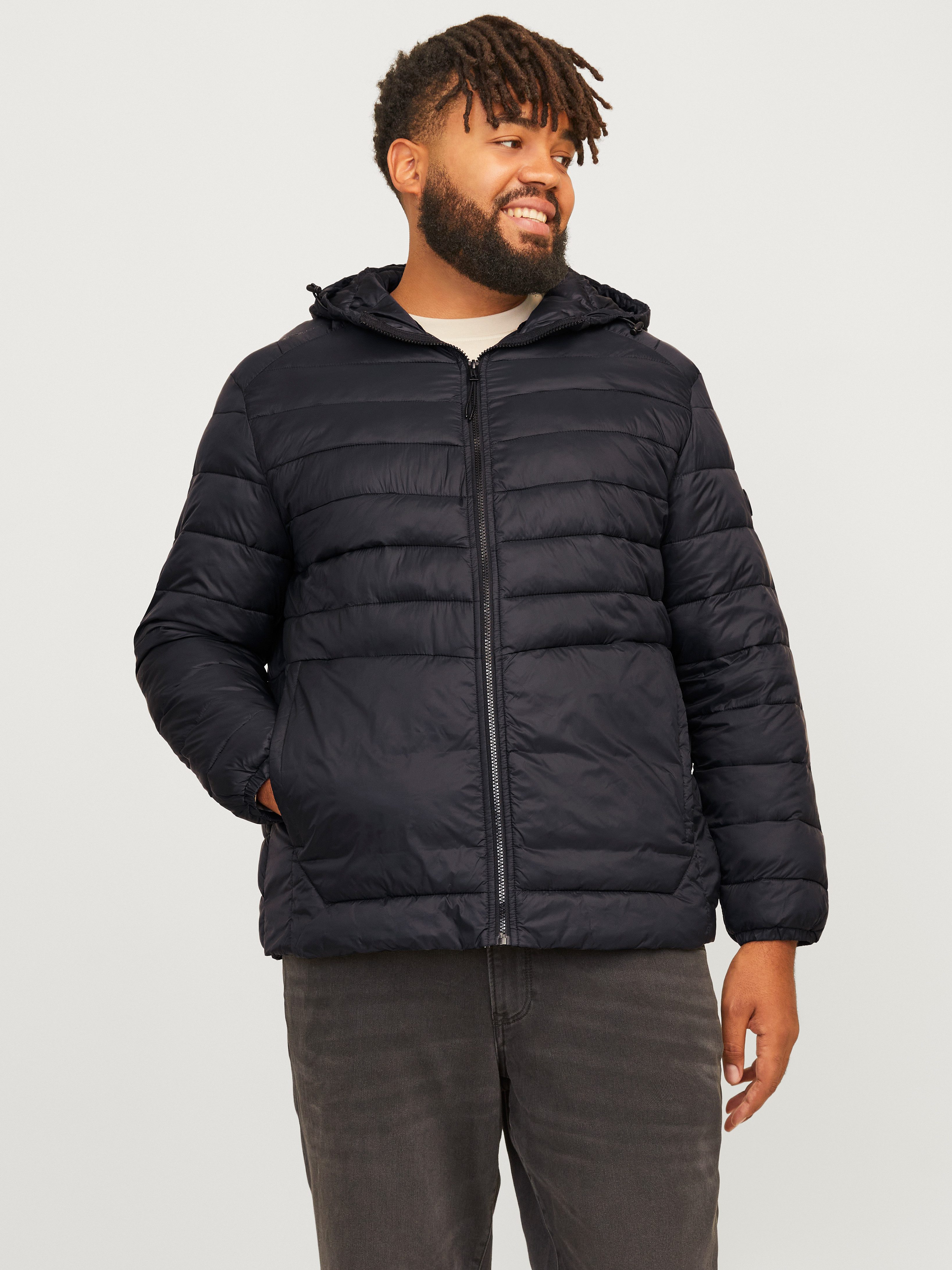 Jack & Jones PlusSize Gewatteerde jas JJESPRINT PUFFER HOOD NOOS PLS