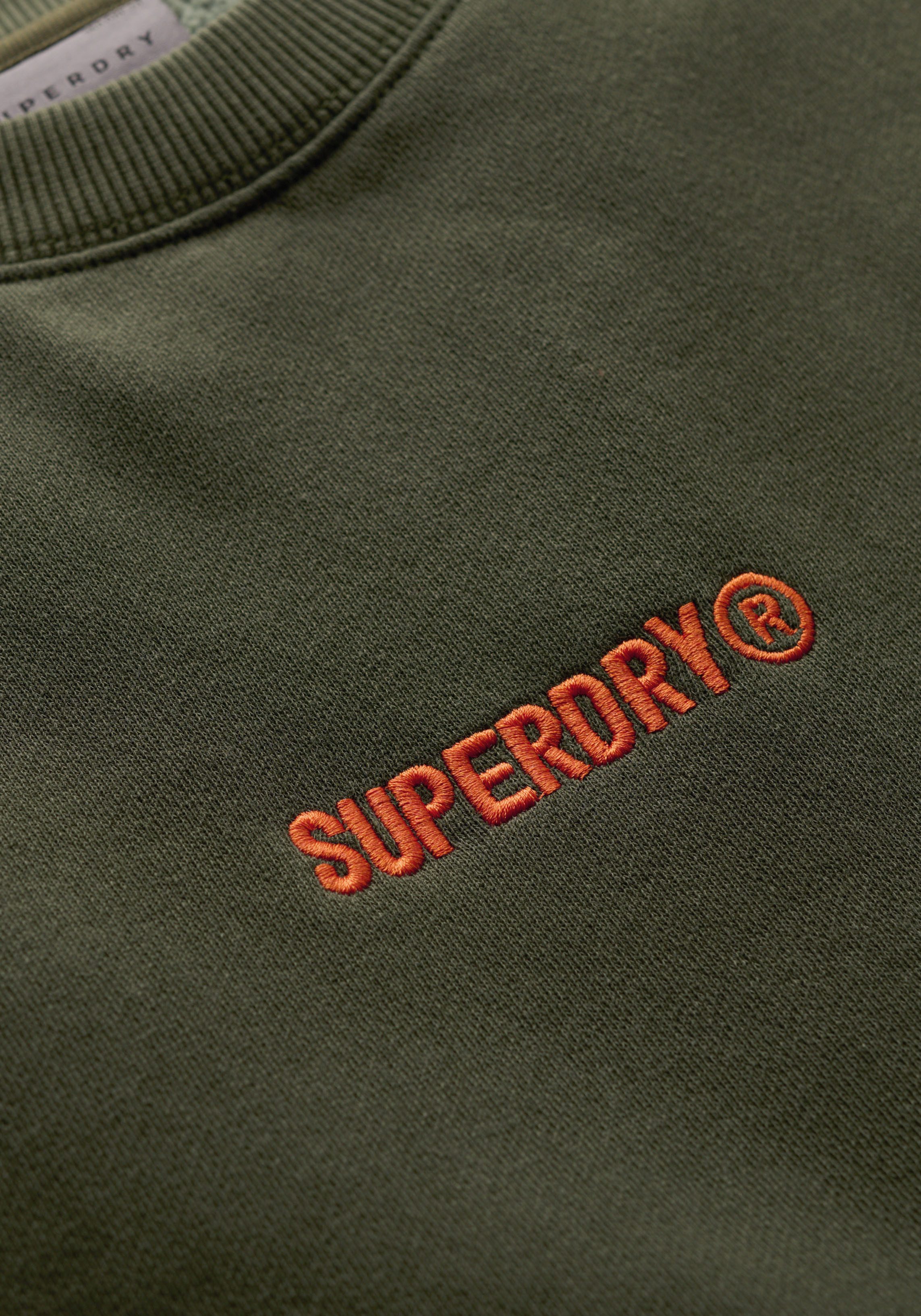 Superdry Sweatshirt MICRO LOGO GRAPHIC LOOSE CREW