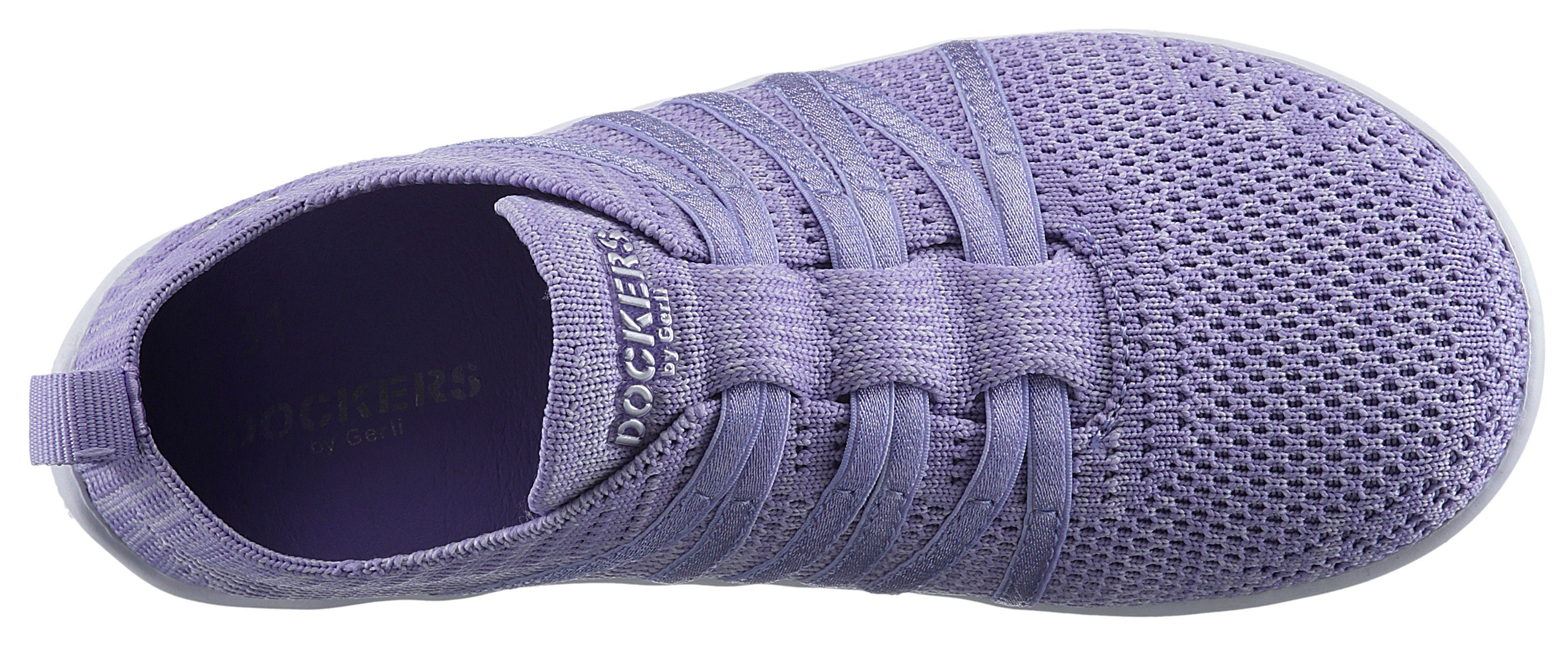Dockers by Gerli Slip-on sneakers , blotevoetzool, veterschoen, instapschoen met elastiek