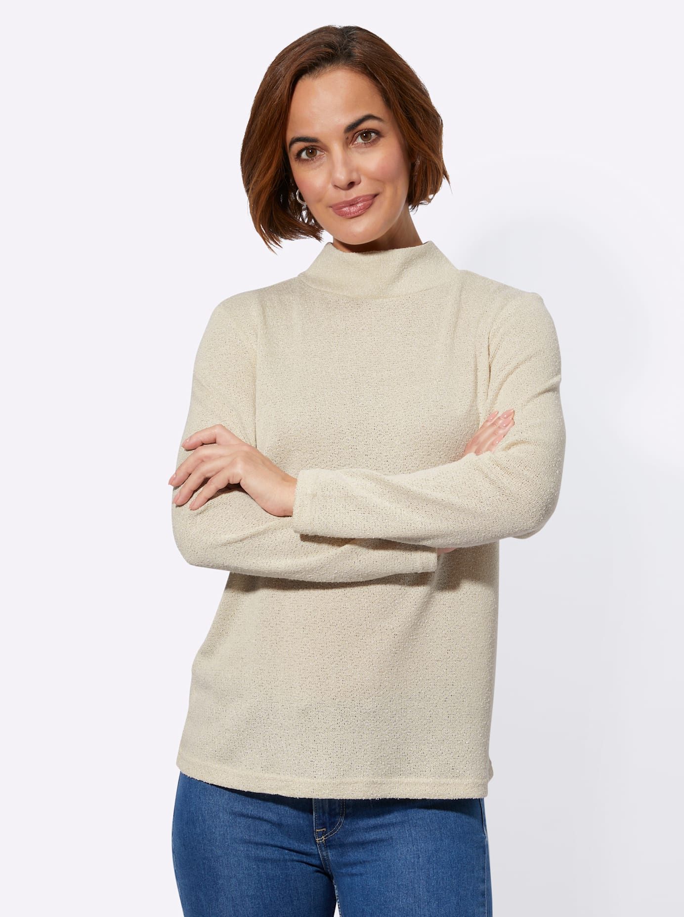 Classic Basics Shirt met staande kraag Shirt (1-delig)