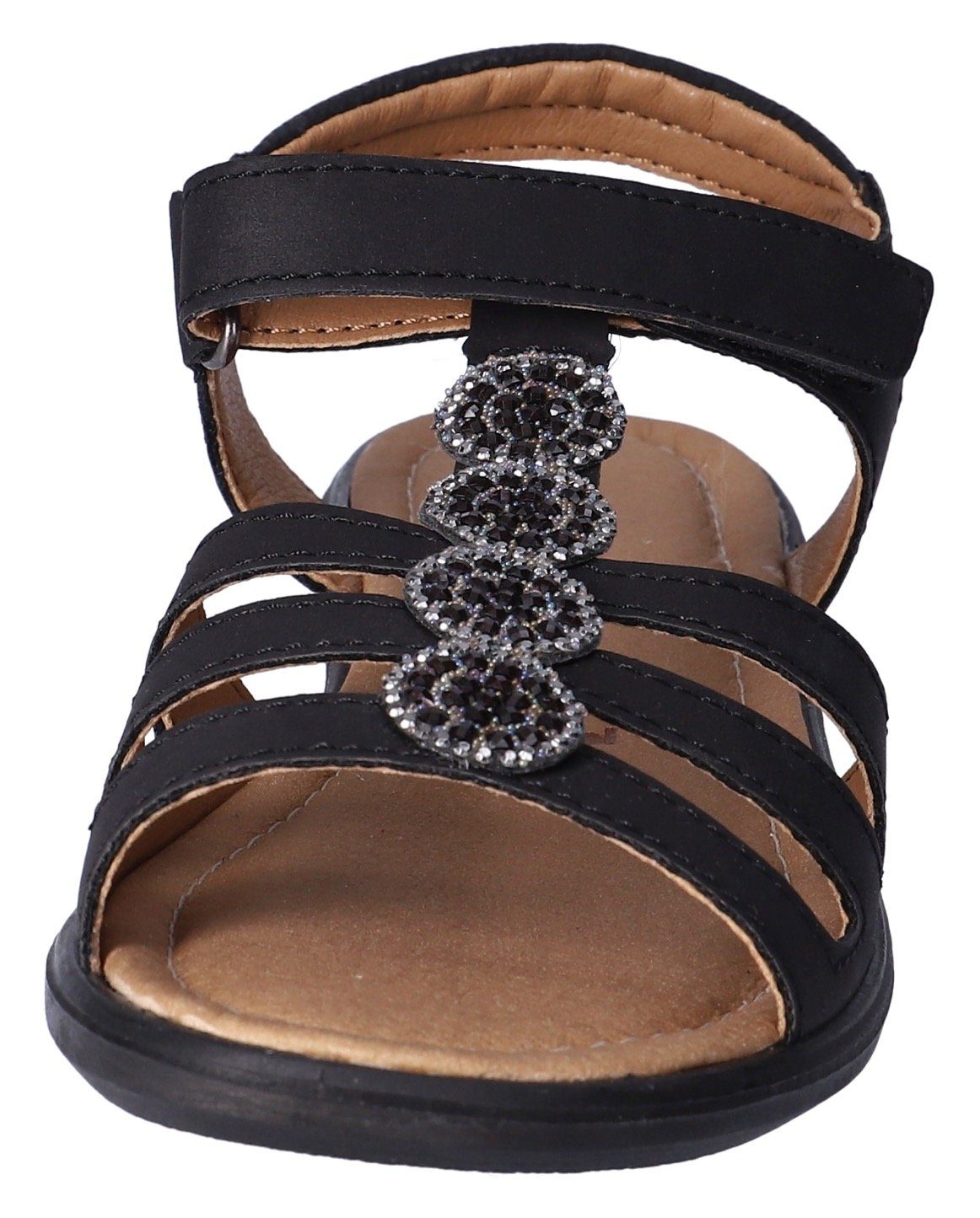 Ricosta Sandalen Ana WMS: gemiddeld , sandaal met klittenbandsluiting en glitter, maat sjabloon te downloaden