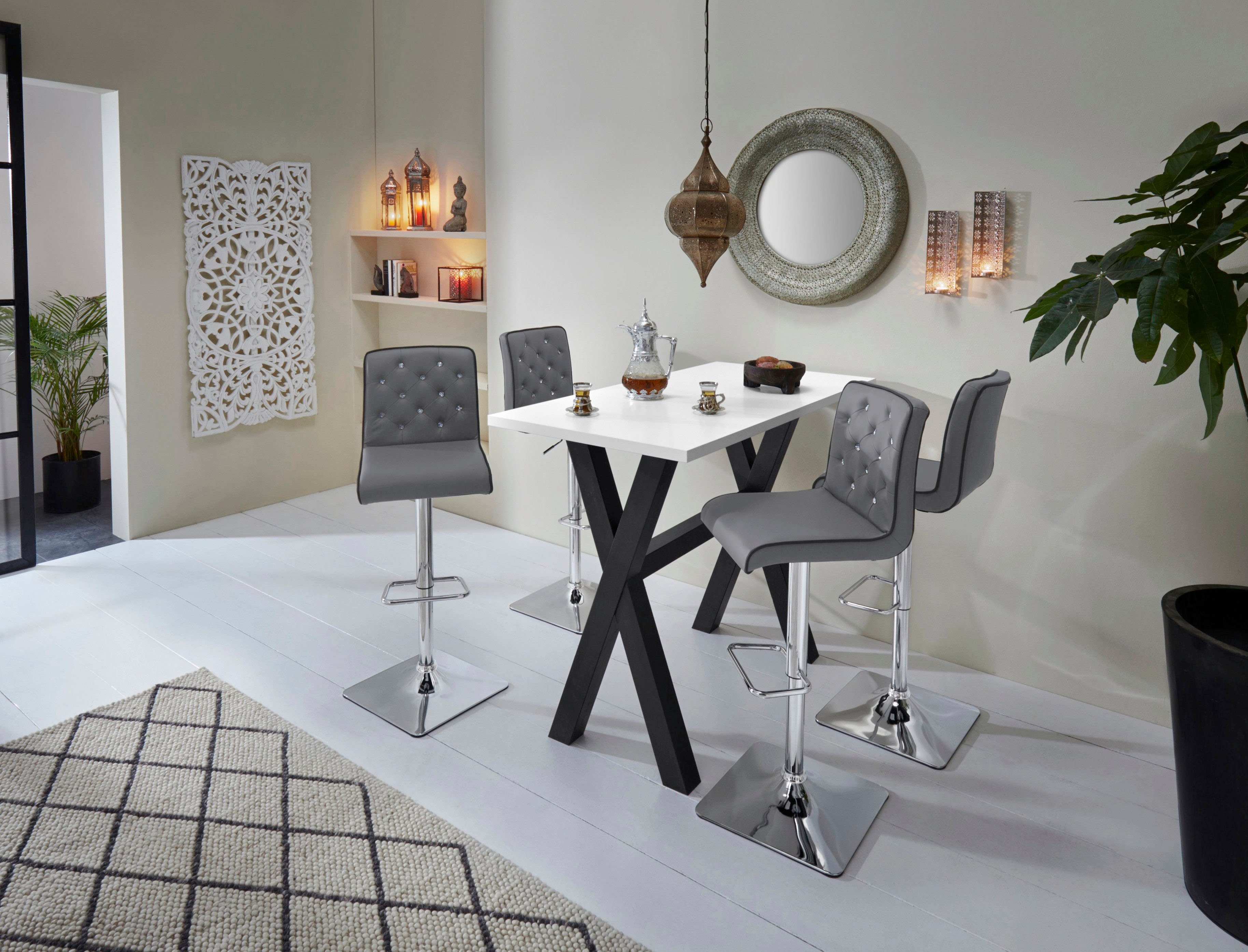 Mäusbacher Bartafel Frame in X-model (breedte 120, 140 of 160 cm)