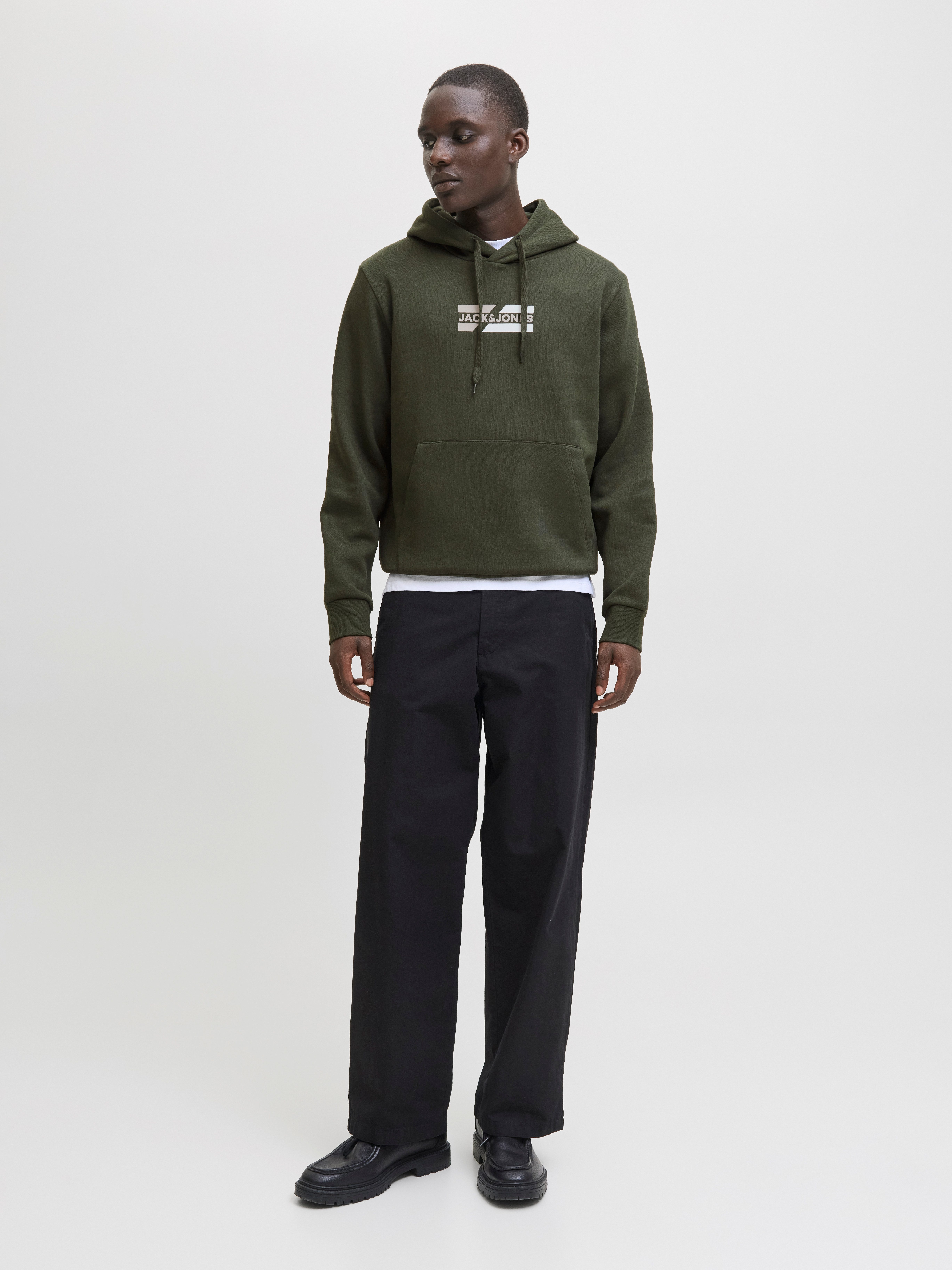 Jack & Jones Hoodie JJECORP GRAPHIC SWEAT HOOD NOOS