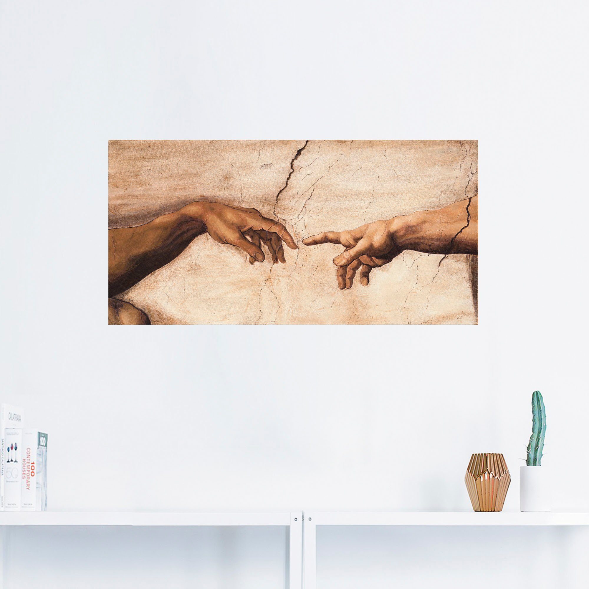 Artland Artprint Handen als artprint van aluminium, artprint voor buiten, artprint op linnen, poster, muursticker